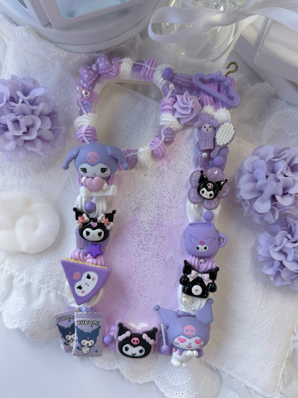 Sanrio Kuromi Handmade Decoden Phone Case｜All Models Available