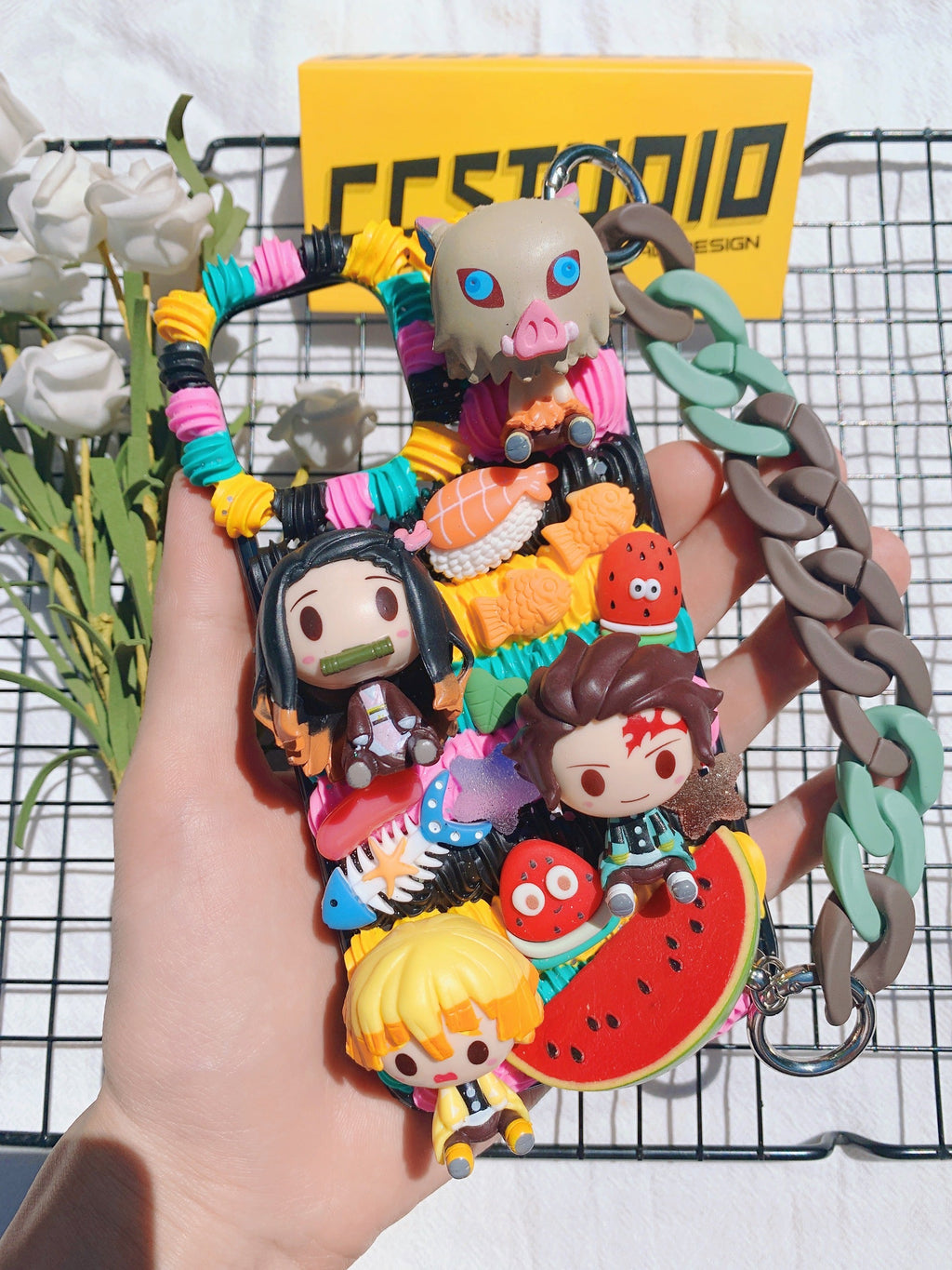 Demon Slayer Handmade Decoden Phone Case｜All Models Available｜Anime