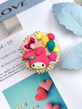 Cargar imagen en el visor de la galería, Sanrio Mymelody Decoden PopSocket: Collapsible Grip for Phones
