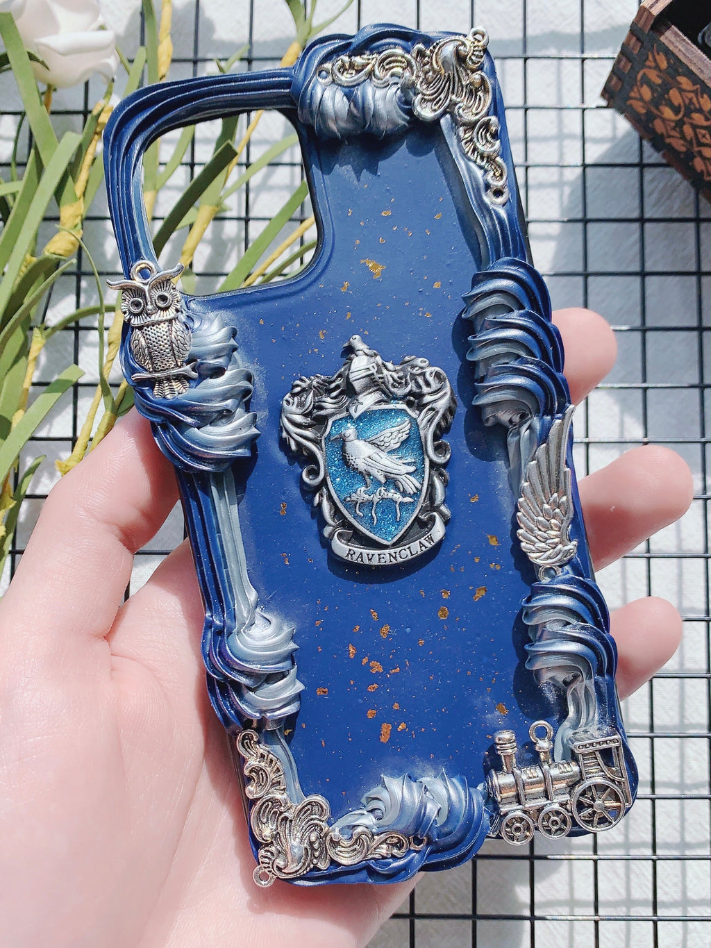 Harry Potter Ravenclaw Handmade Decoden Phone Case｜All Models Available