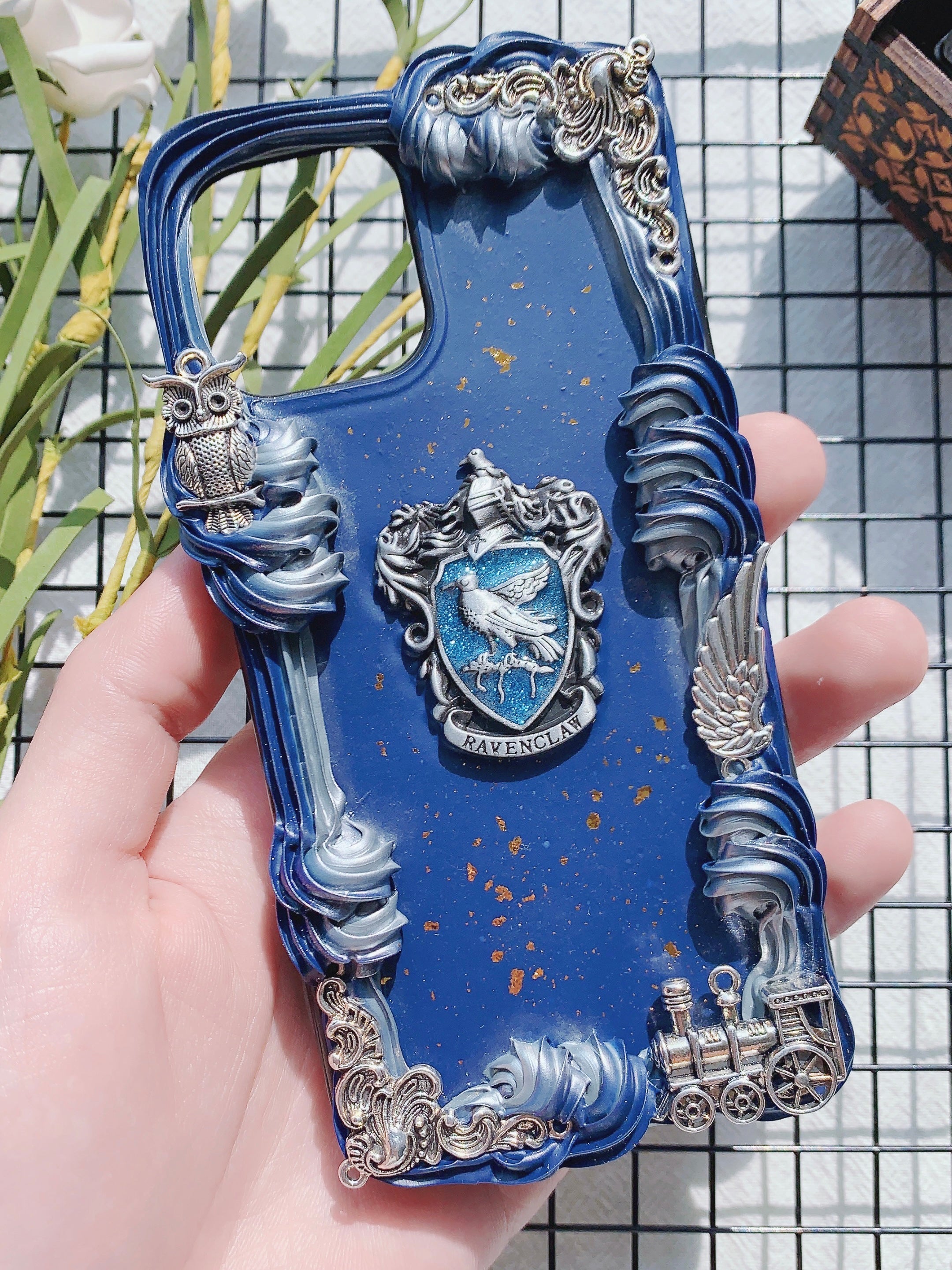 Harry Potter Ravenclaw Handmade Decoden Phone Case｜All Models Available