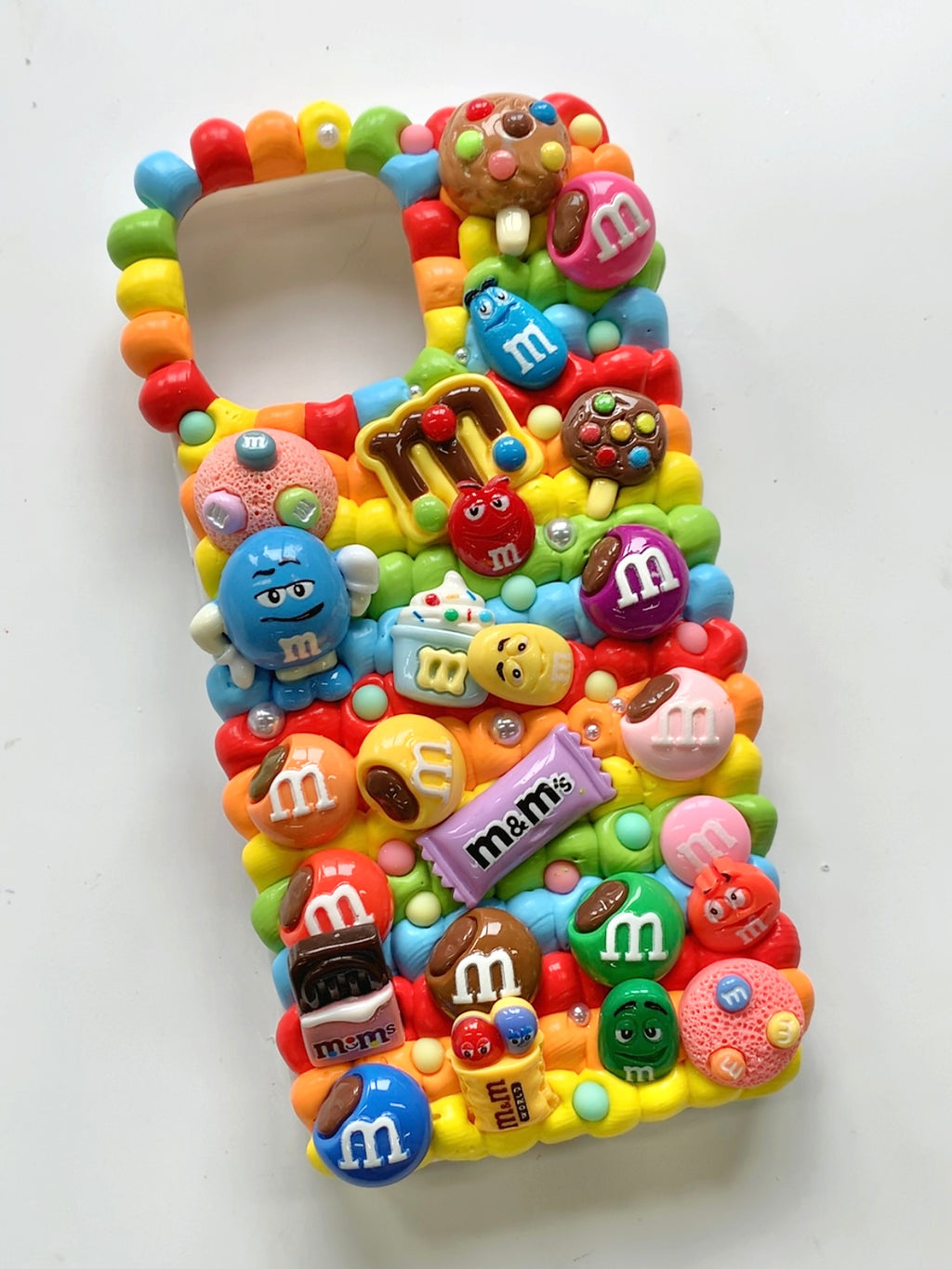 M&Ms Sweets Handmade Decoden Phone Case｜All Models Available