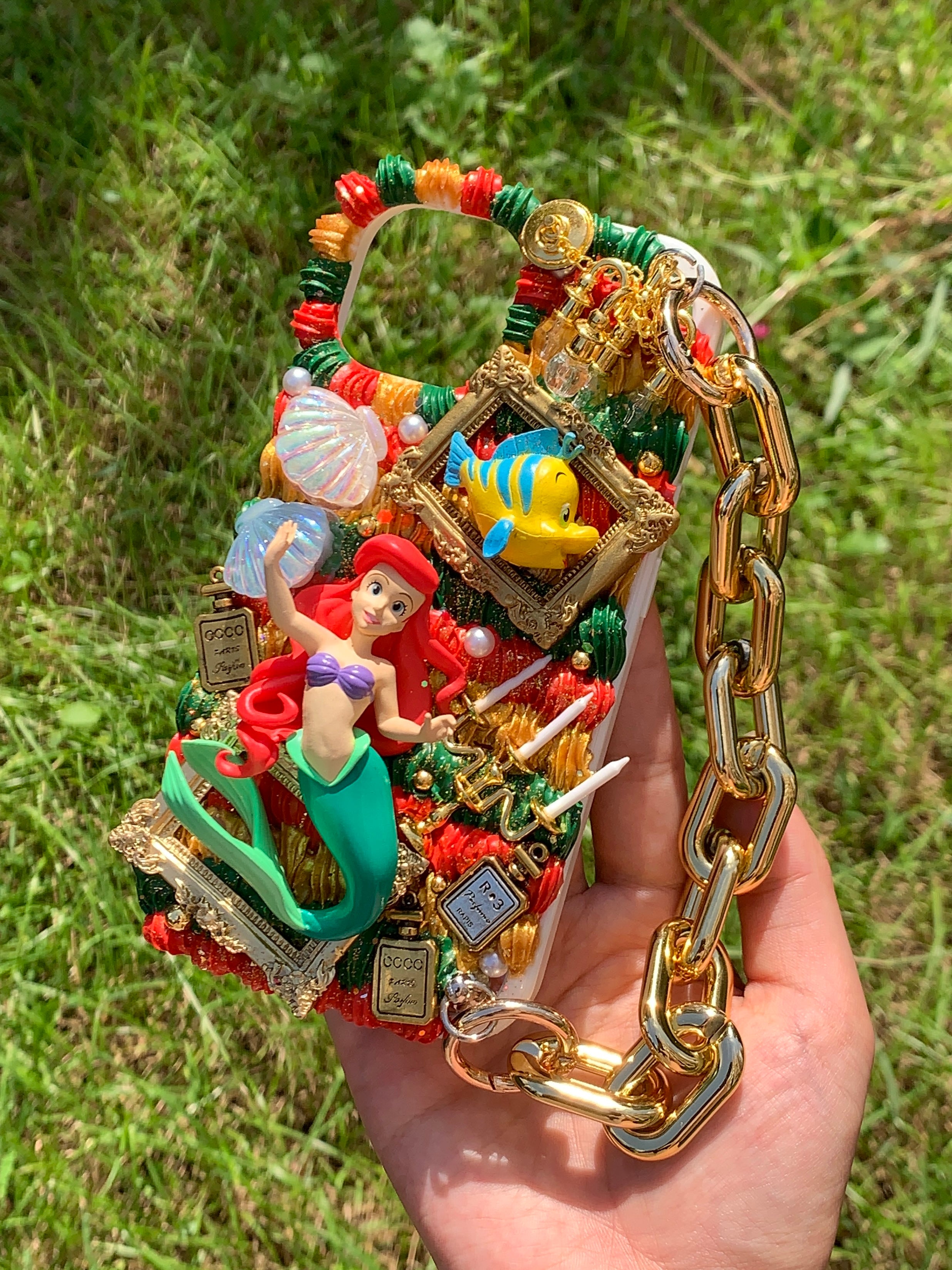 Princess Ariel Little Mermaid Decoden Phone Case For Any Phone Model