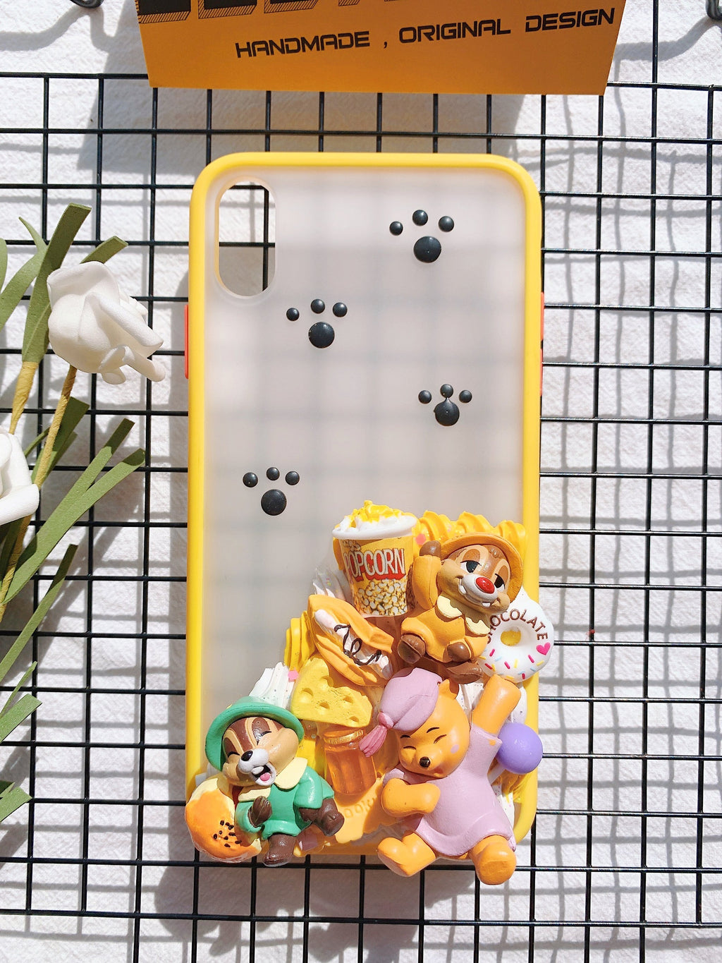 Winnie the Pooh Handmade Decoden Phone Case｜All Models Available