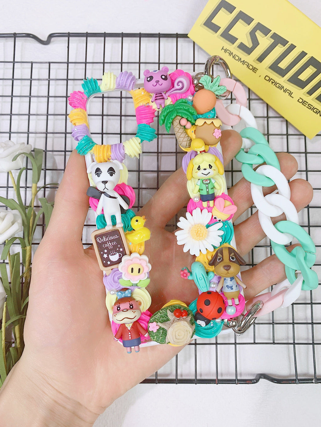 Animal Crossing Handmade Decoden Phone Case｜All Models Available