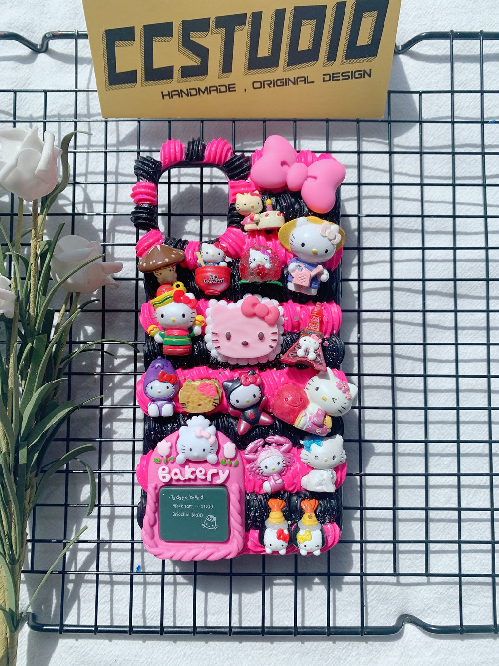 Sanrio Hello Kitty Handmade Decoden Phone Case｜All Models Available