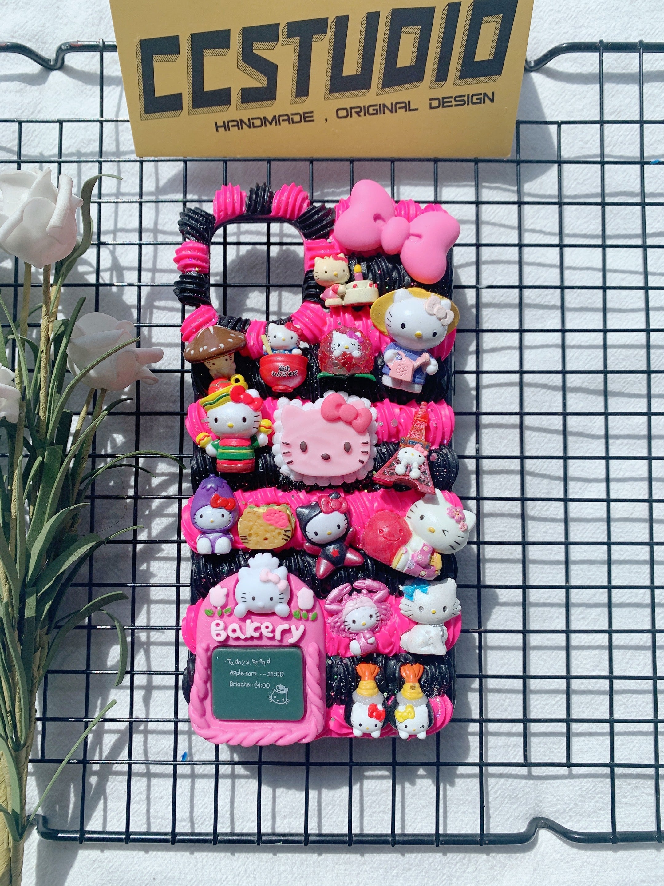 Sanrio Hello Kitty Handmade Decoden Phone Case｜All Models Available