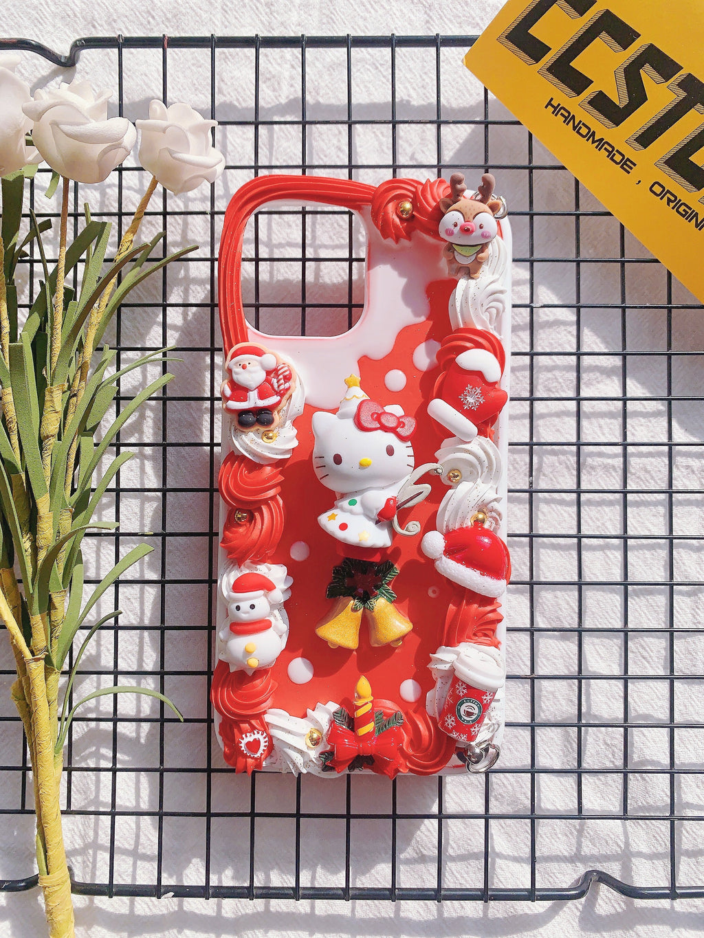 Sanrio Hello Kitty Handmade Decoden Phone Case｜All Models Available