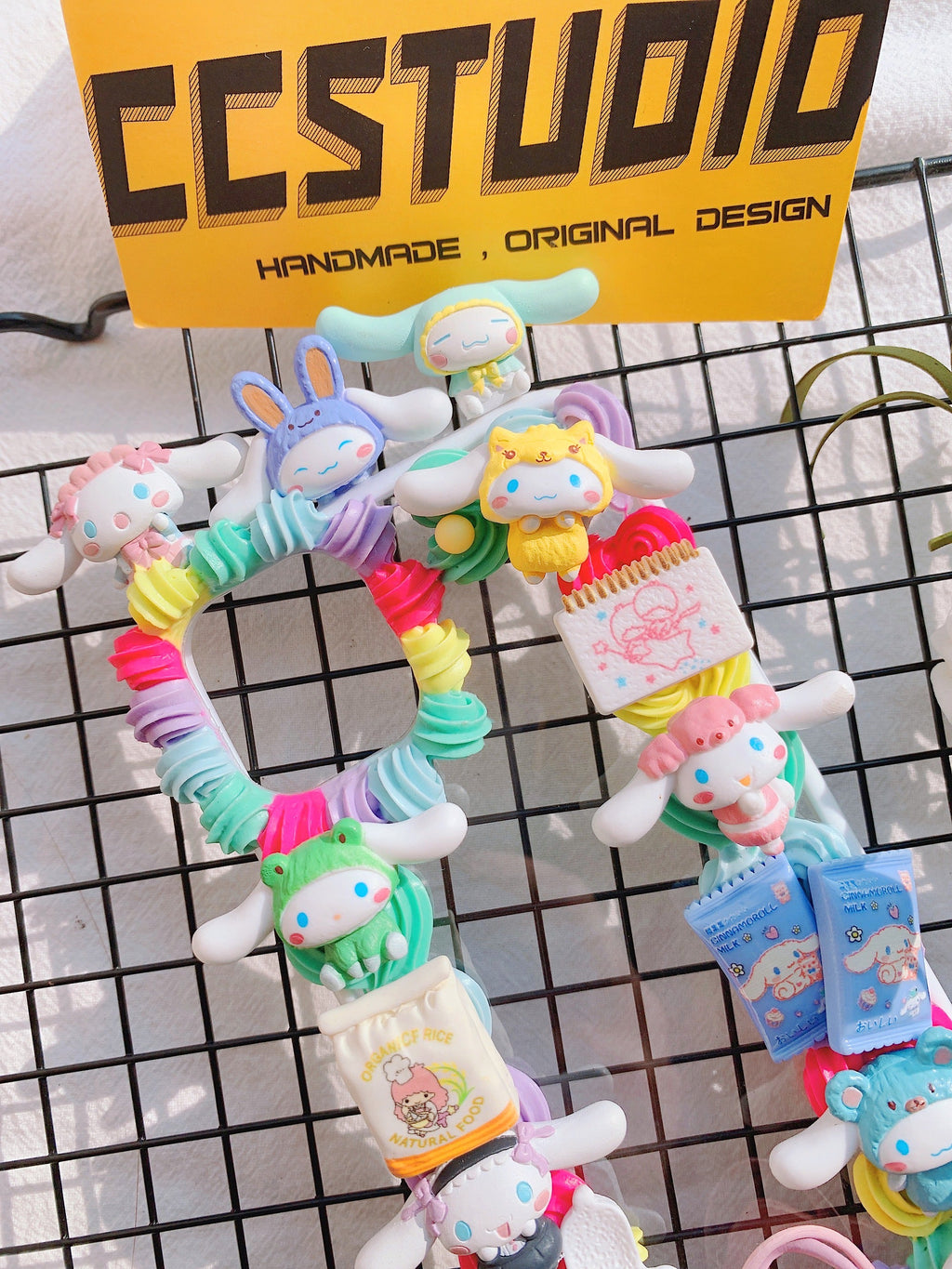 Sanrio Cinnamoroll Handmade Decoden Phone Case｜All Models Available｜Cinnamonroll