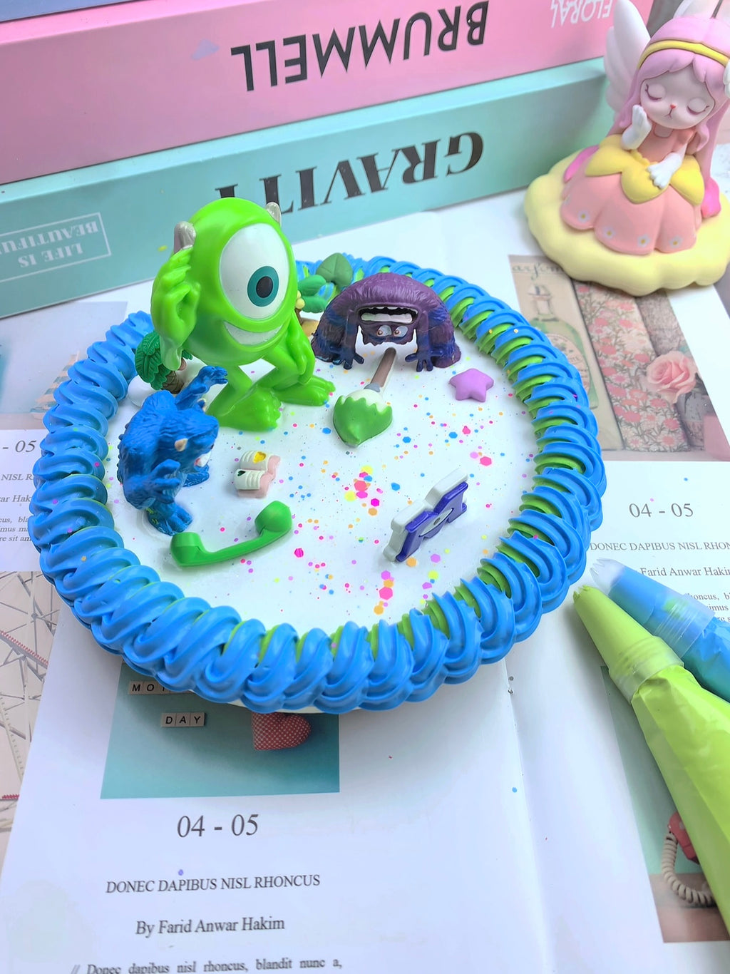 Monster INC. Handmade Decoden Phone/Tablet Stand