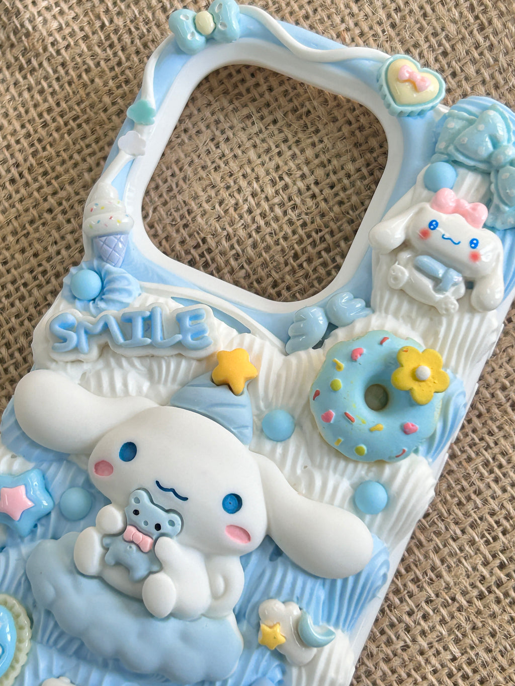 Sanrio Cinnamonroll Decoden Phone Cases For Any Phone Model Cinnamoroll