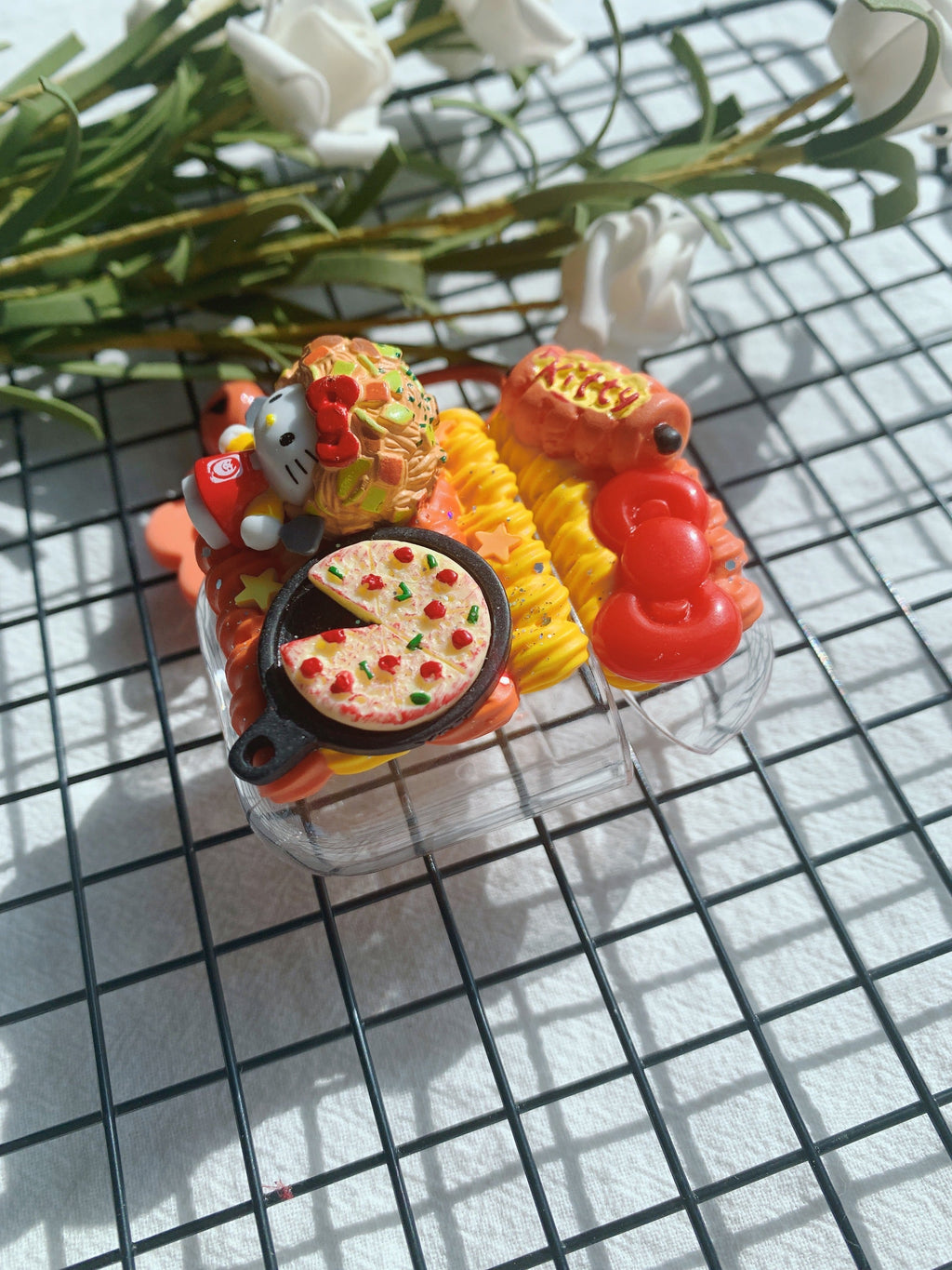 Sanrio Hello Kitty Handmade Decoden Earbud Case｜All Models Available