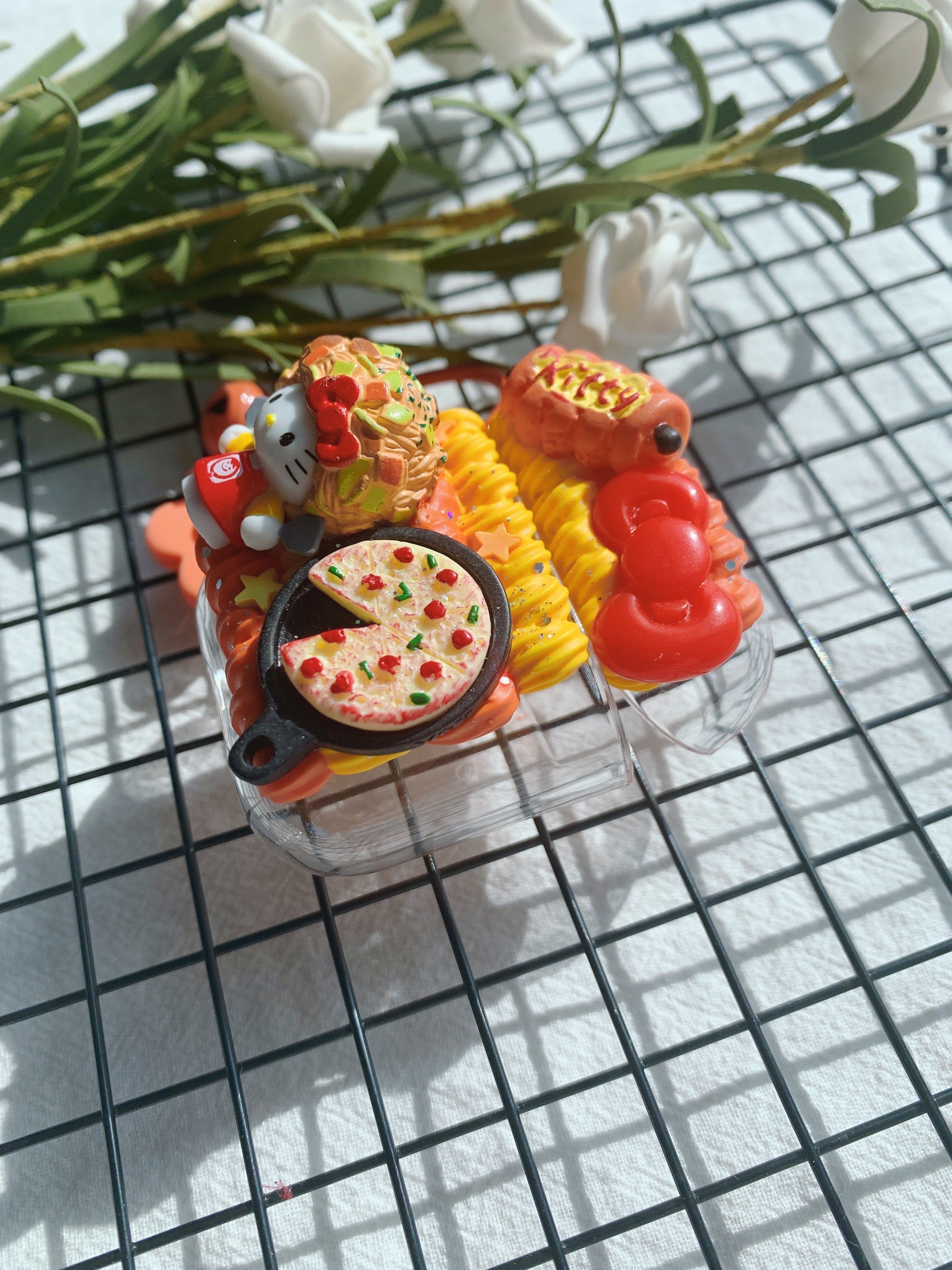 Sanrio Hello Kitty Handmade Decoden Earbud Case｜All Models Available