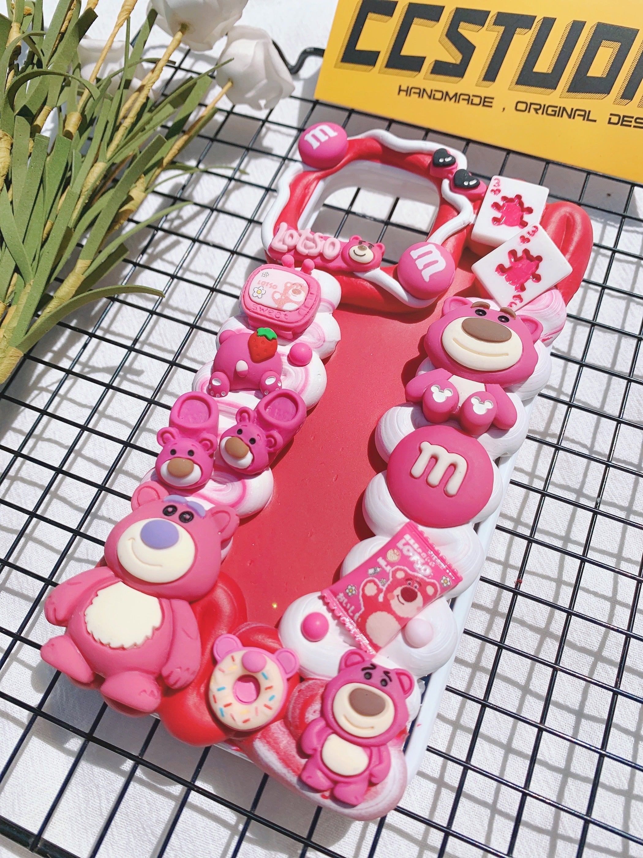Toy Story Lotso Bear Handmade Decoden Phone Case｜All Models Available