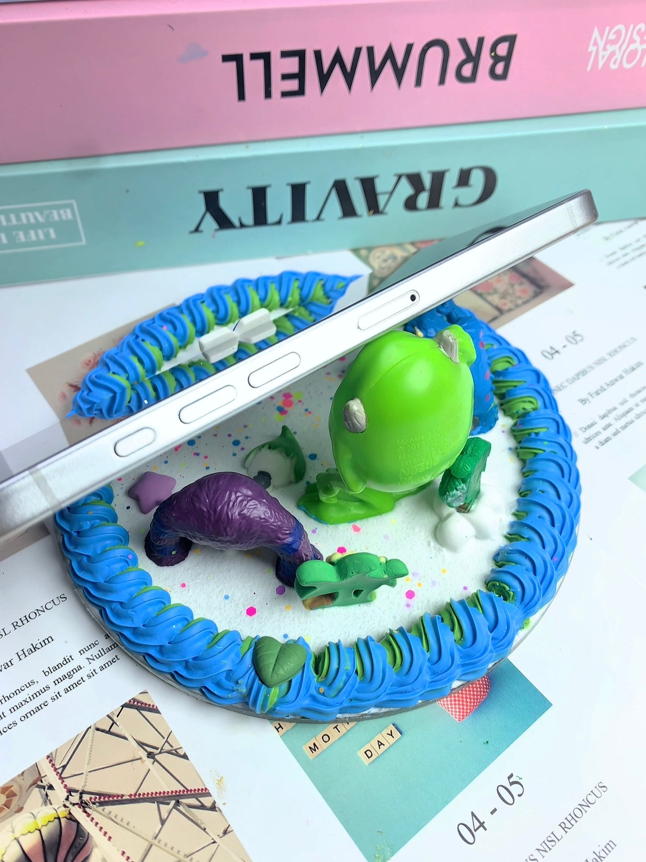 Monster INC. Handmade Decoden Phone/Tablet Stand