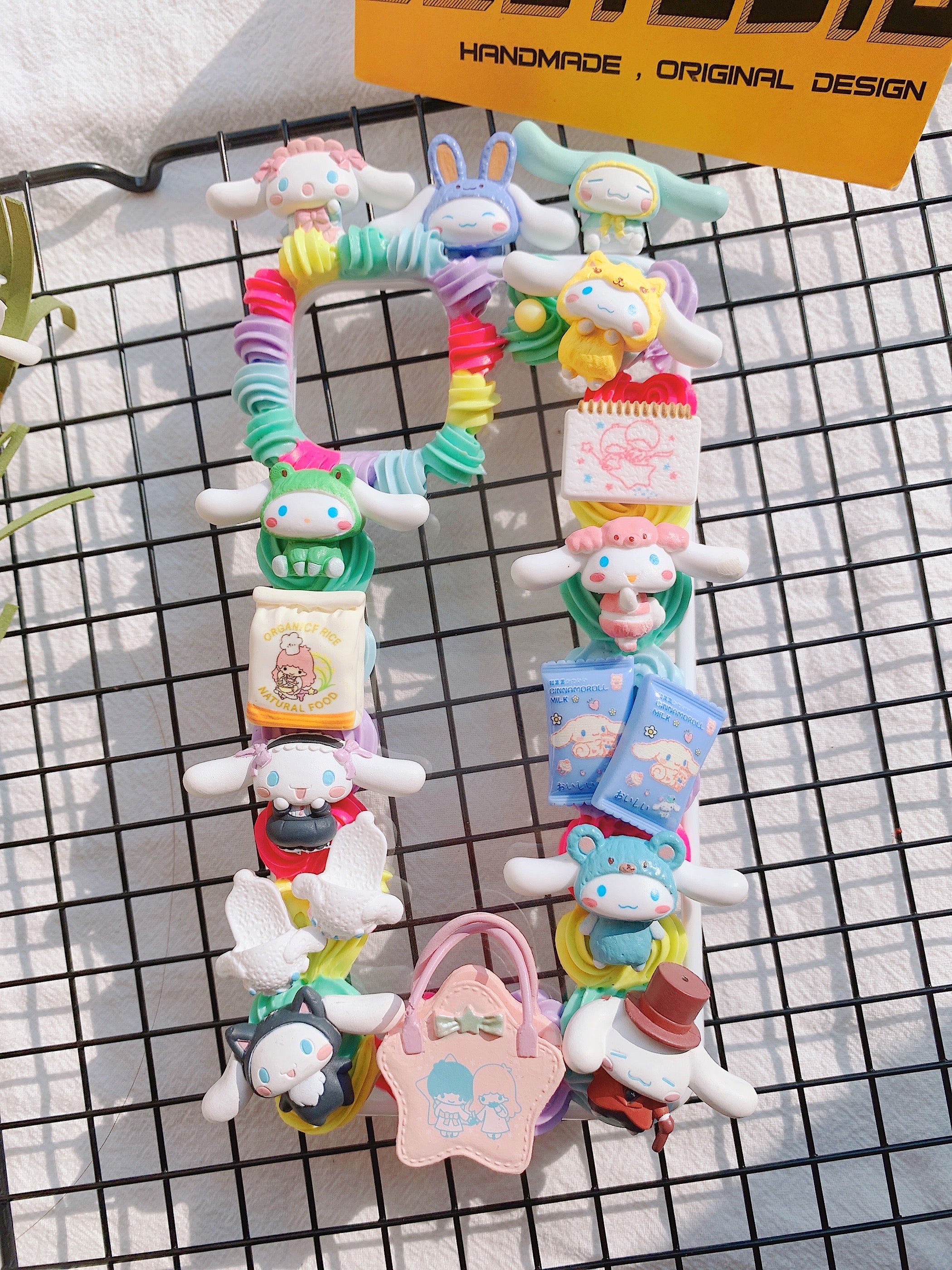 Sanrio Cinnamoroll Handmade Decoden Phone Case｜All Models Available｜Cinnamonroll