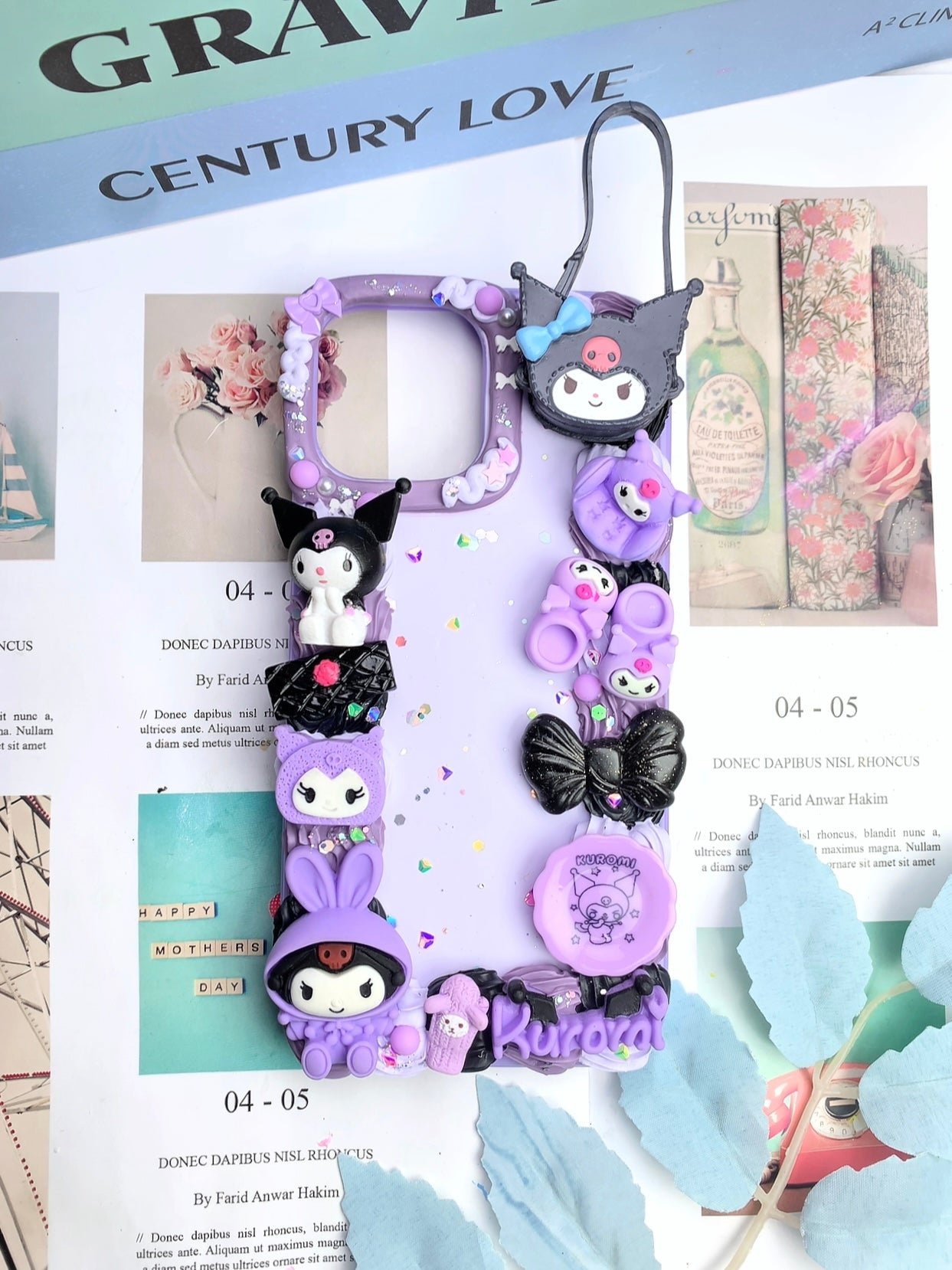 Sanrio Kuromi Decoden Phone Cases For Any Phone Model