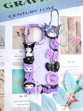 Cargar imagen en el visor de la galería, Sanrio Kuromi Decoden Phone Cases For Any Phone Model
