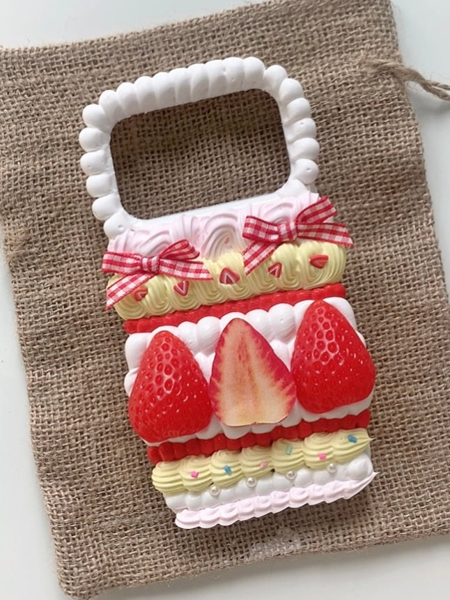 Strawberry Cake Decoden Phone Case