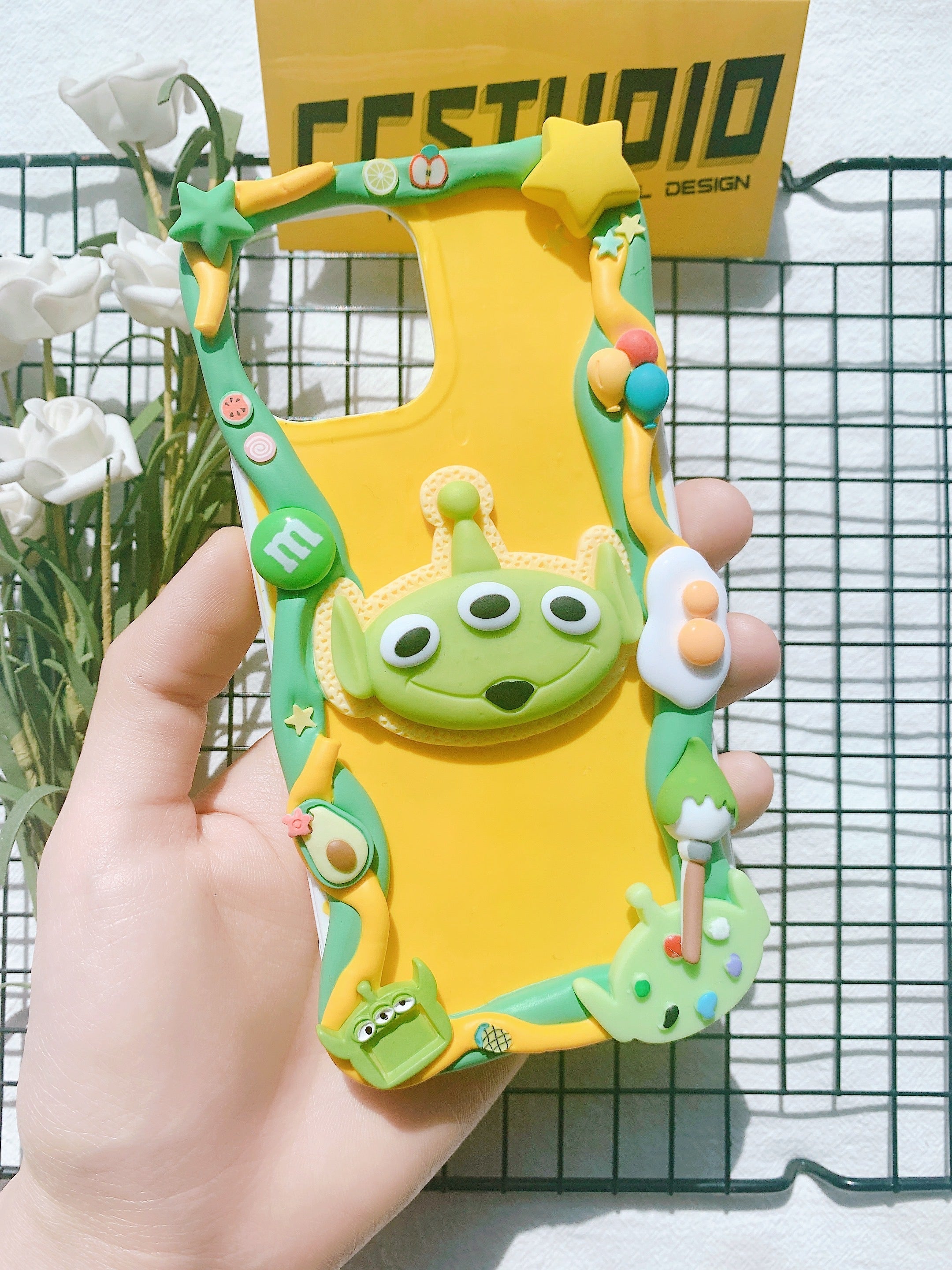 Toy Story Aliens Handmade Decoden Phone Case｜All Models Available