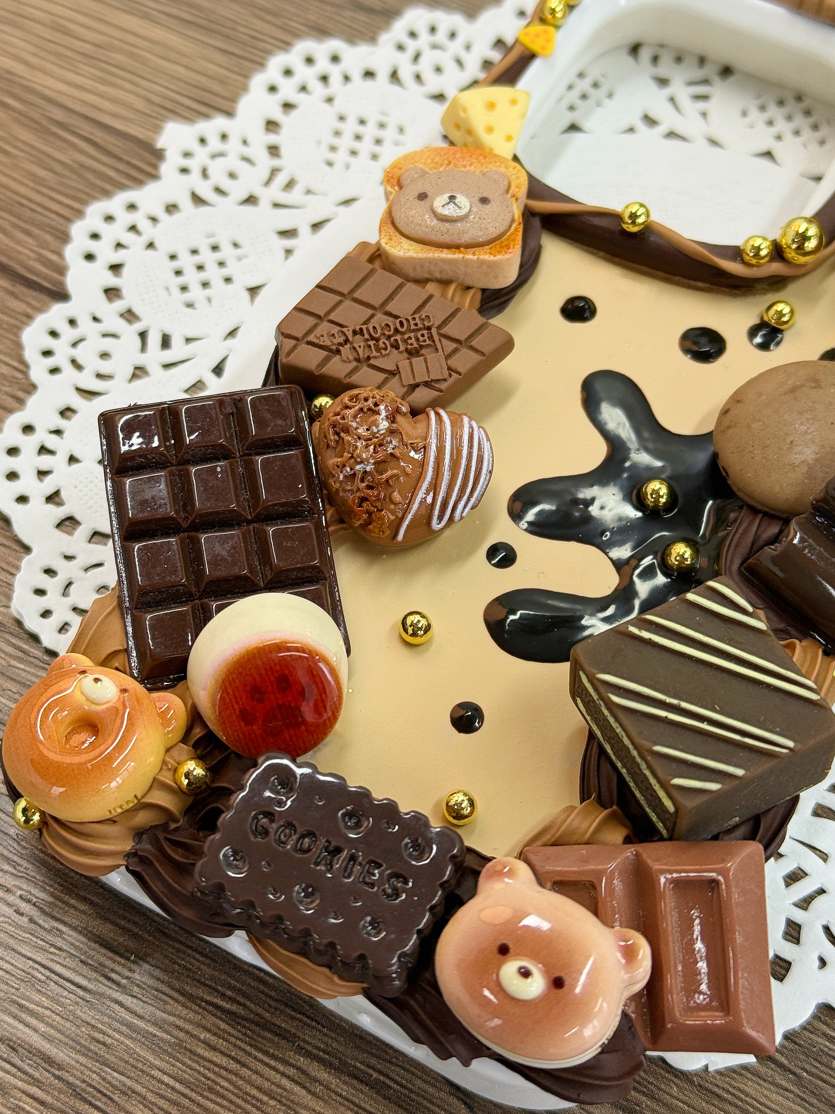 Chocolate Dessert Decoden Phone Case