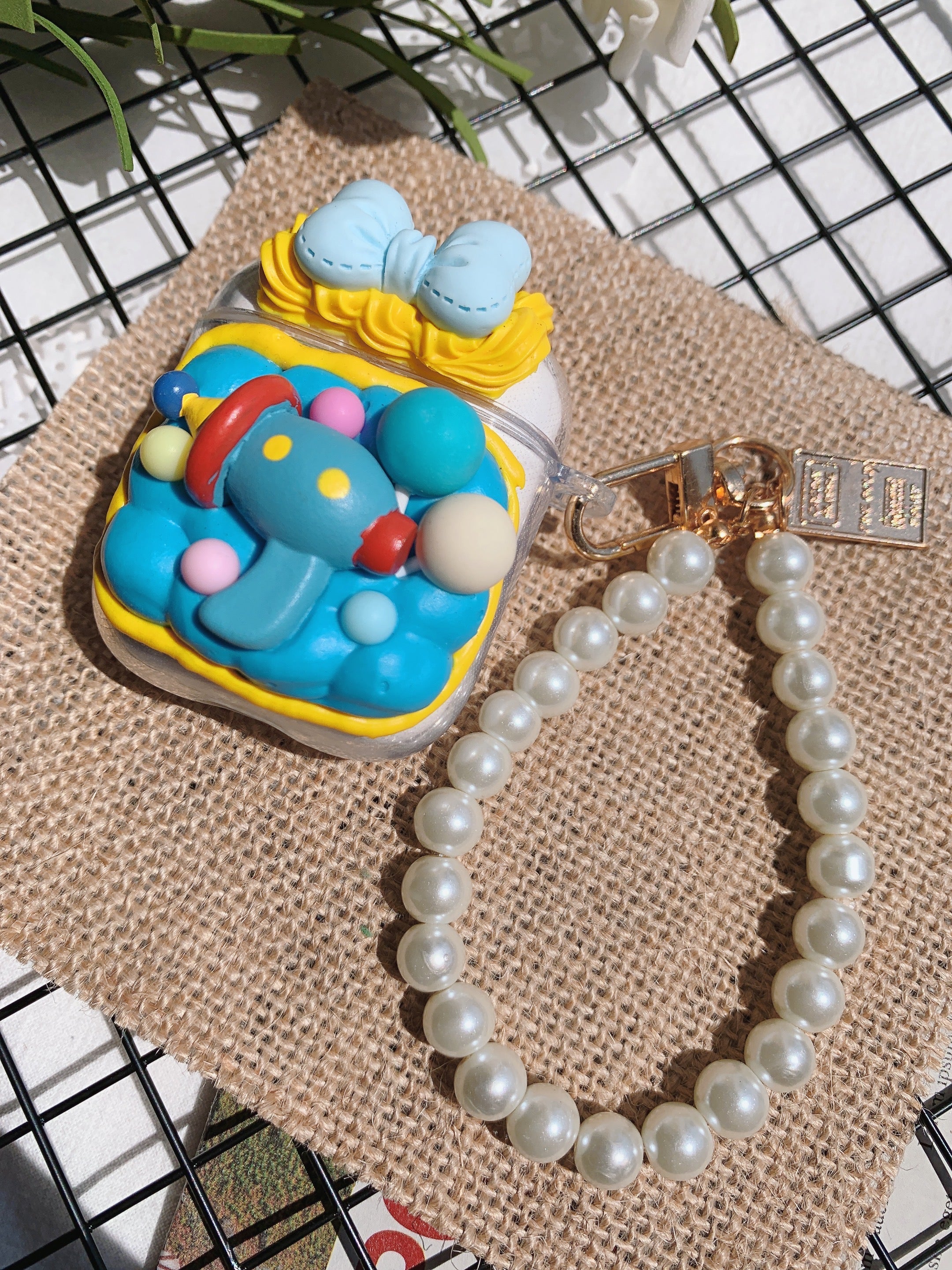 Handmade Decoden Earbud Case｜All Models Available｜Toy