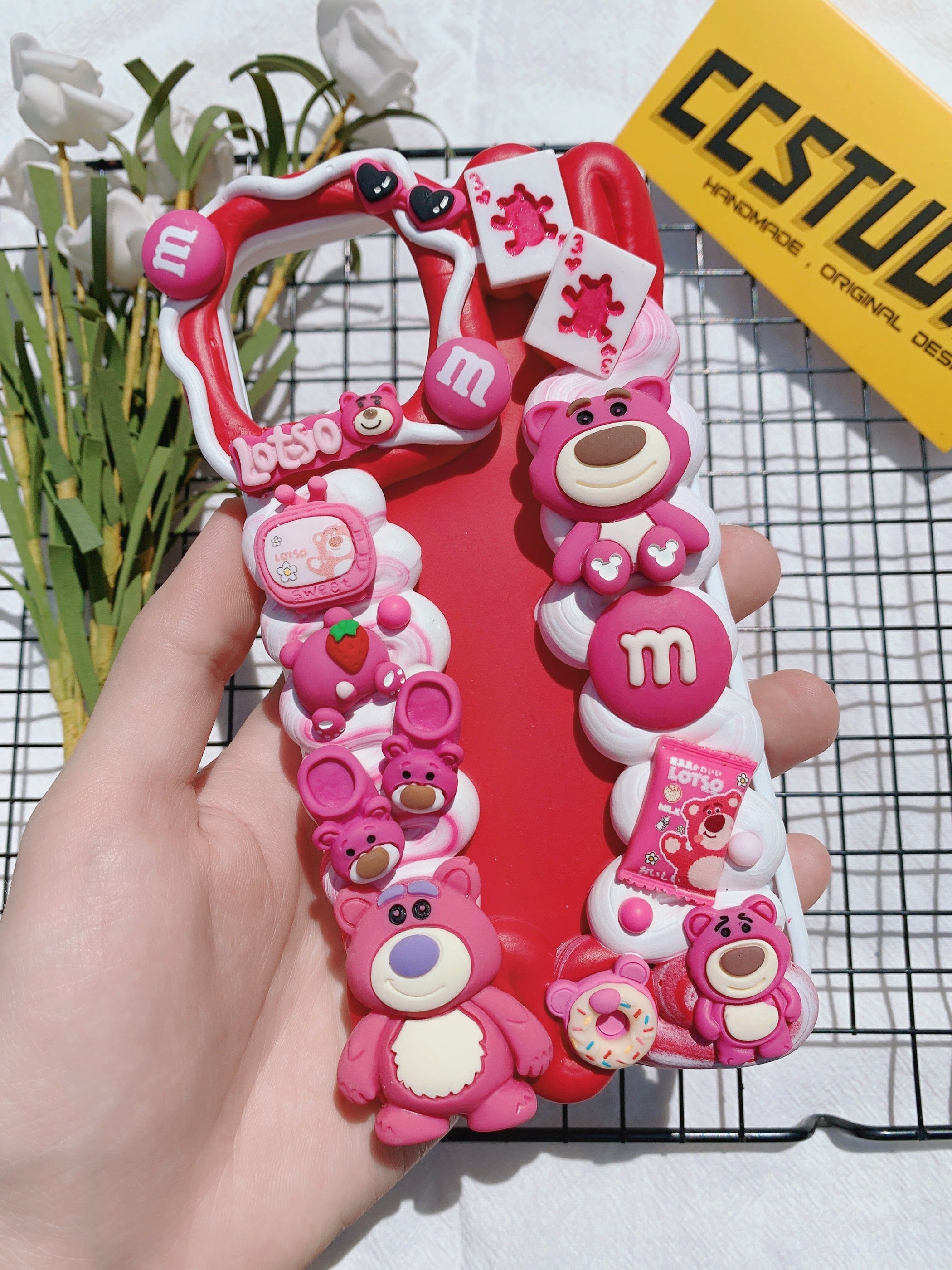 Toy Story Lotso Bear Handmade Decoden Phone Case｜All Models Available