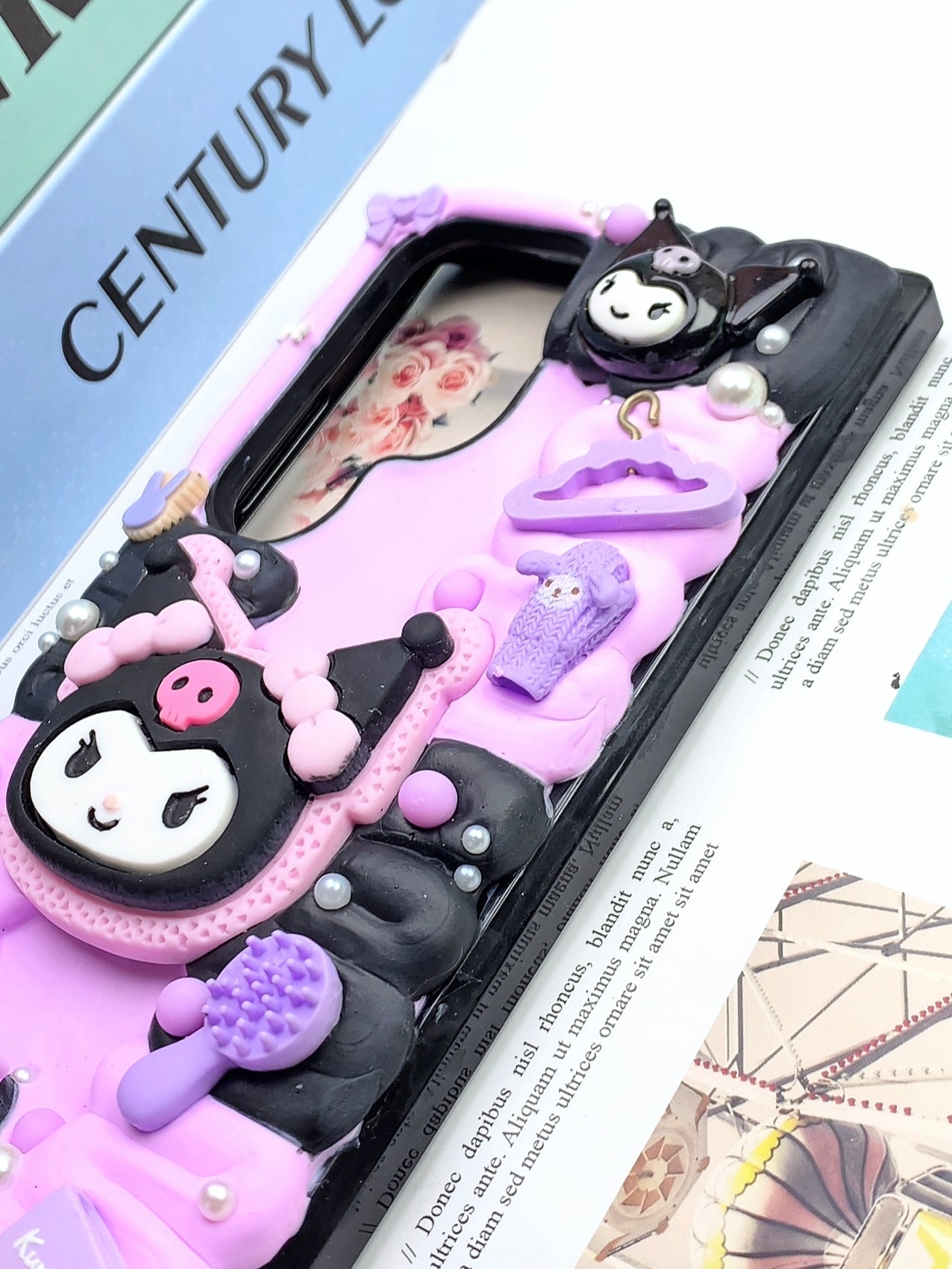 Sanrio Kuromi Handmade Decoden Phone Case｜All Models Available