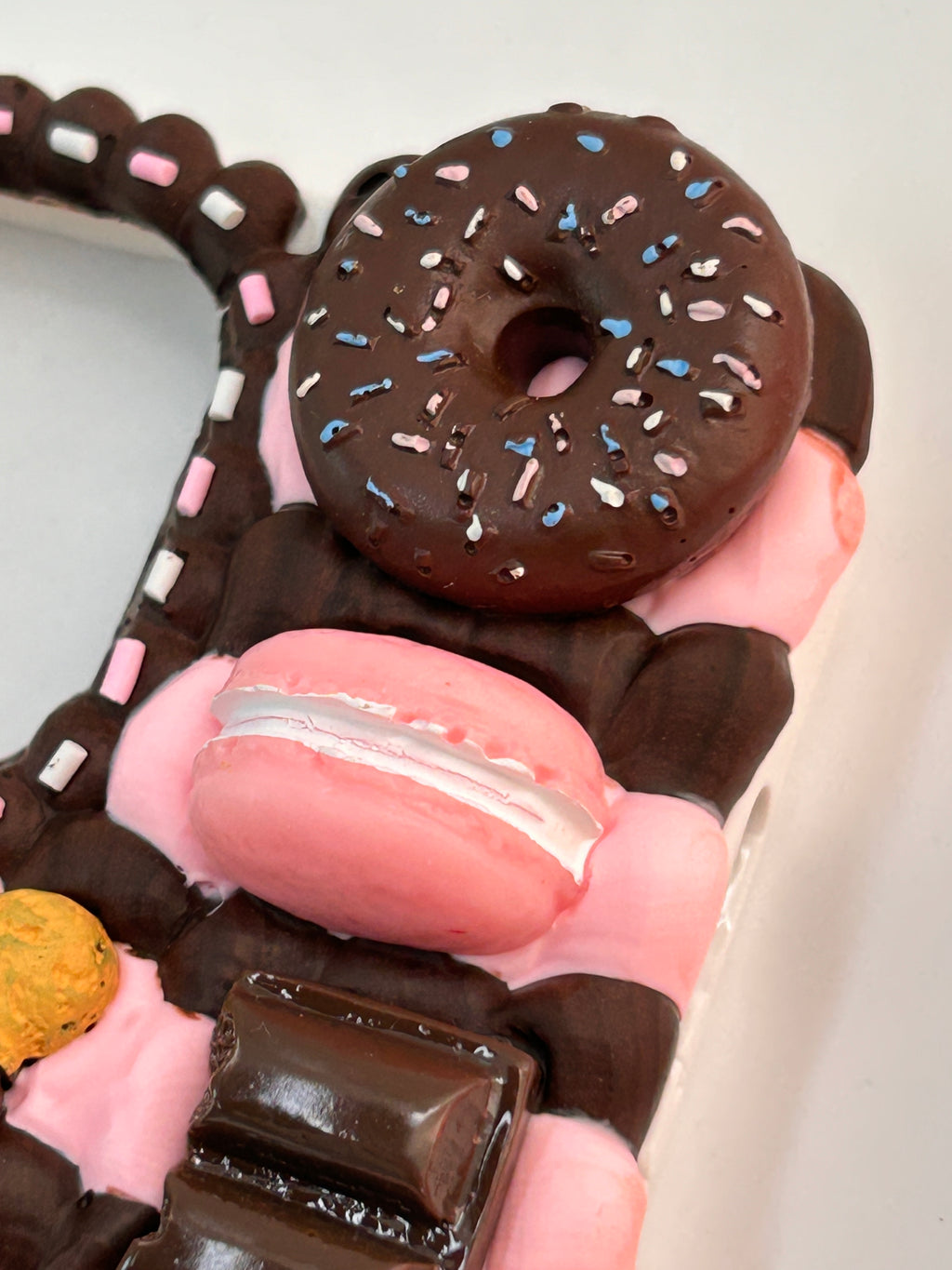 Pink Chocolate Dessert Decoden Phone Case