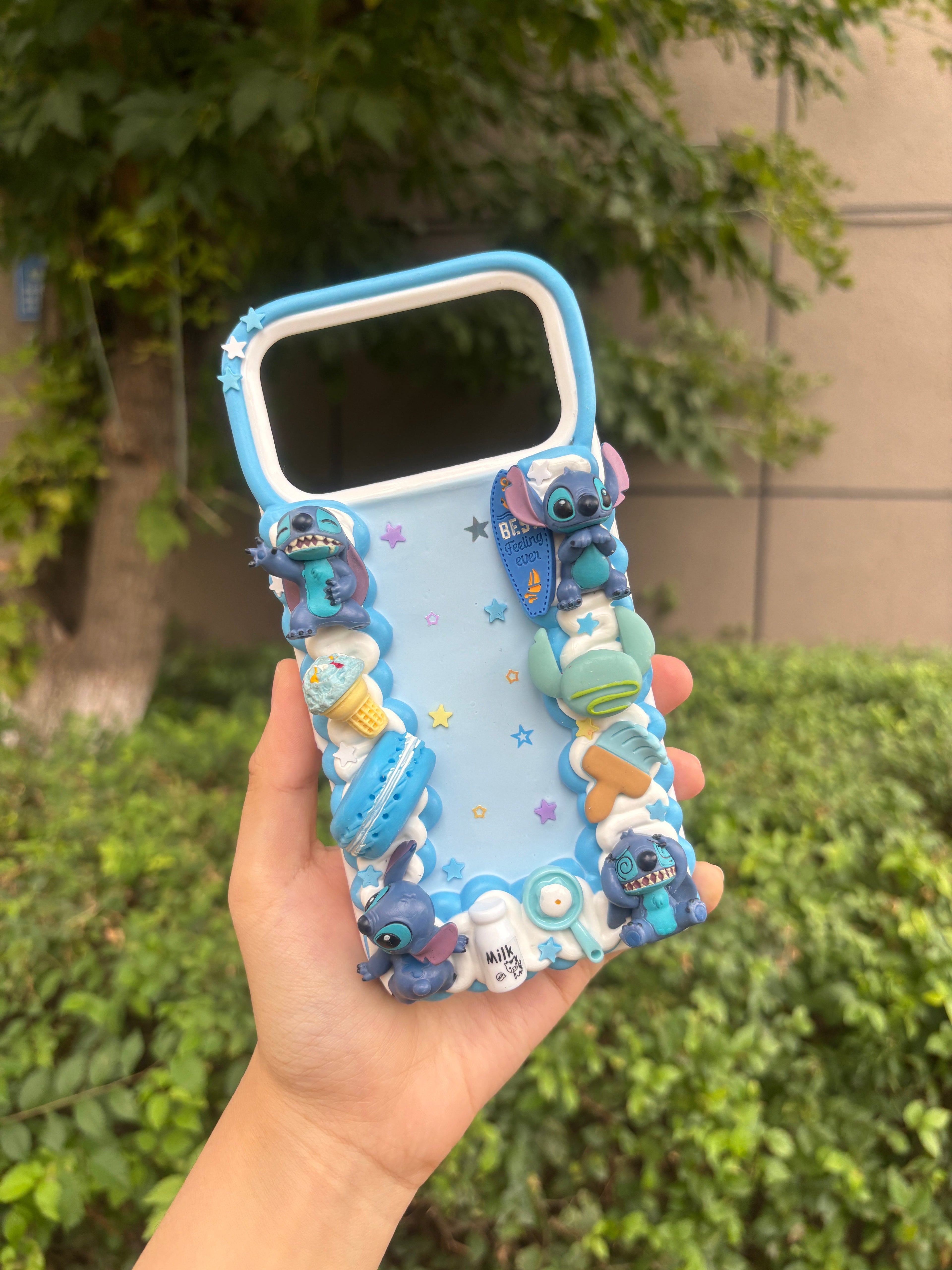 Stitch Handmade Decoden Phone Case｜All Models Available
