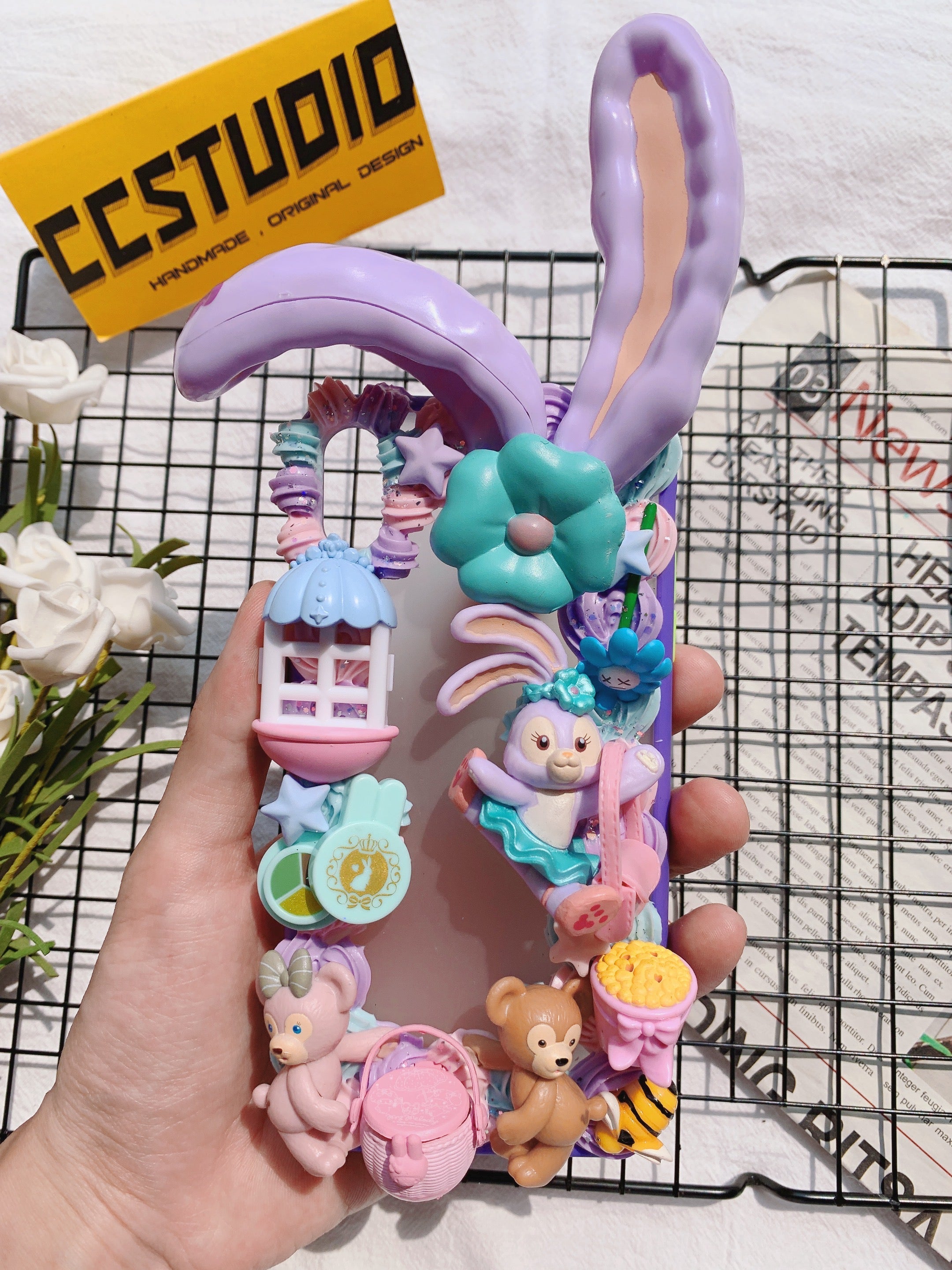 Handmade Decoden Phone Case｜All Models Available Stella