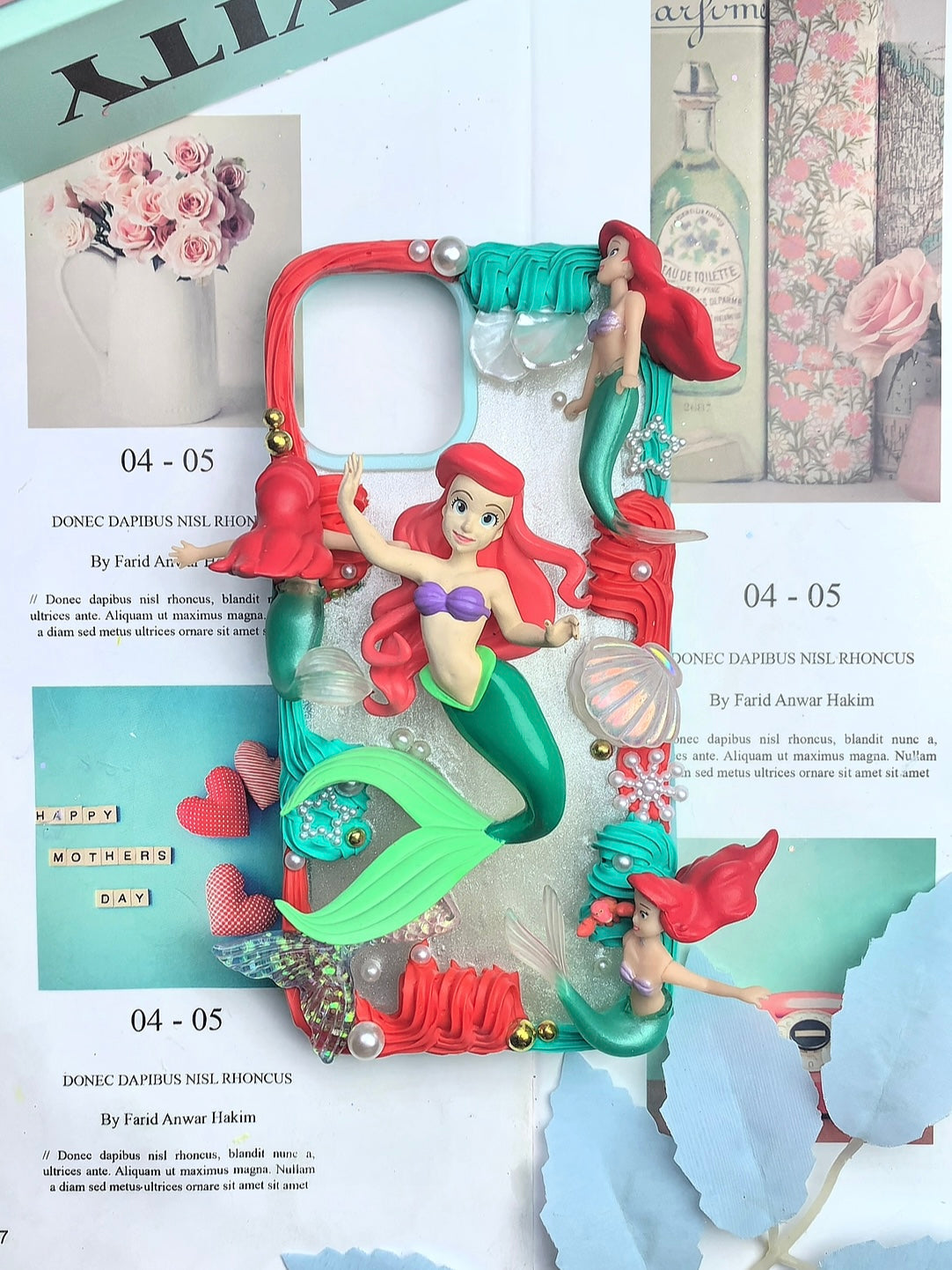 Handmade Decoden Phone Case｜All Models Available｜Princess