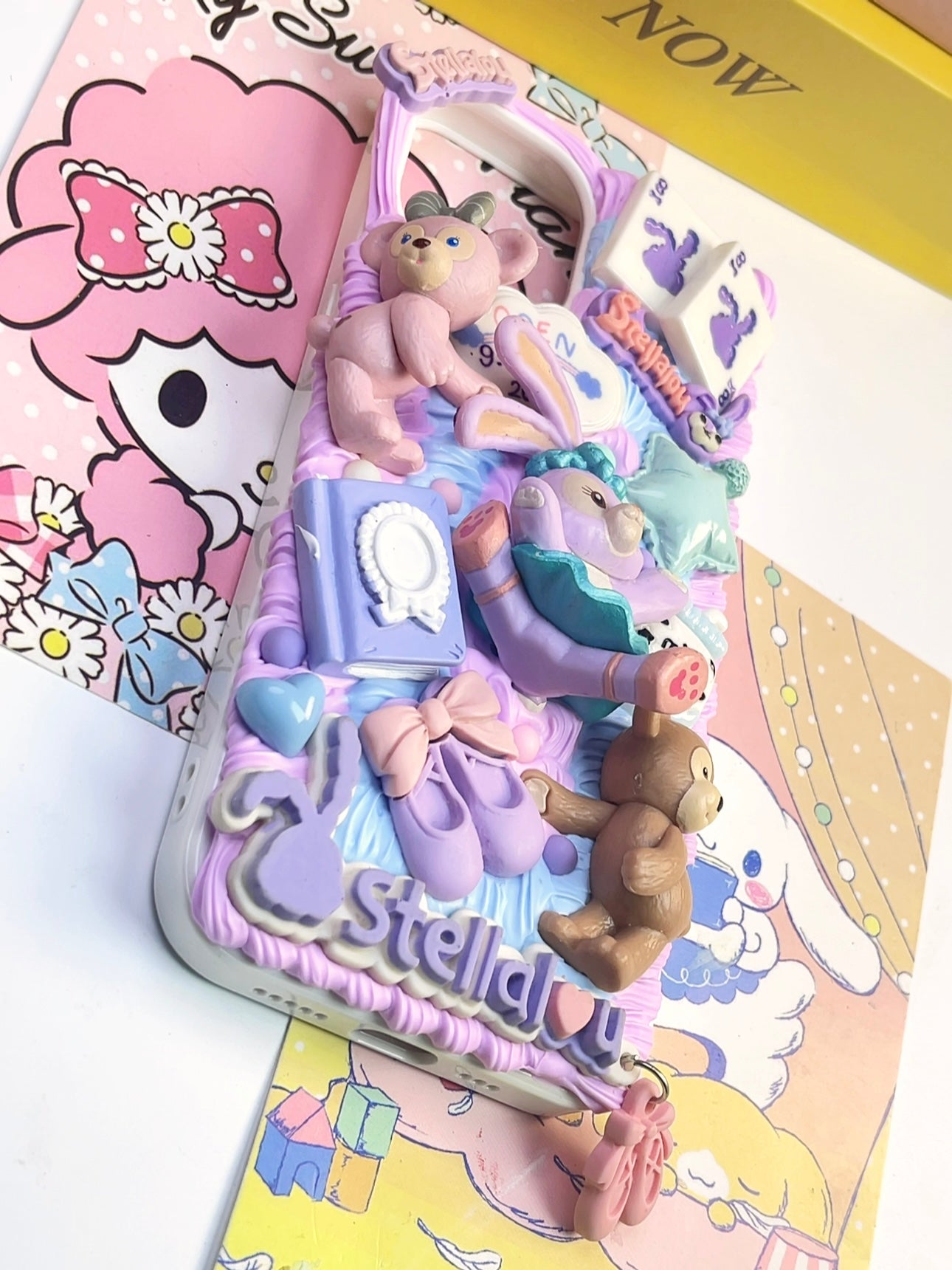 Duffy and Friends Stella Lou Decoden Phone Case For Any Phone Model