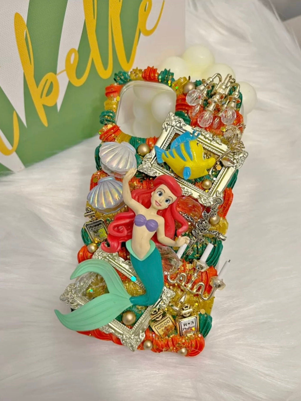 Handmade Decoden Phone Case｜All Models Available｜Princess