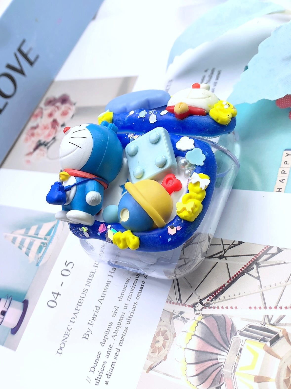 Anime Doraemon Decoden Earbud Case AirPods Case For Any Model