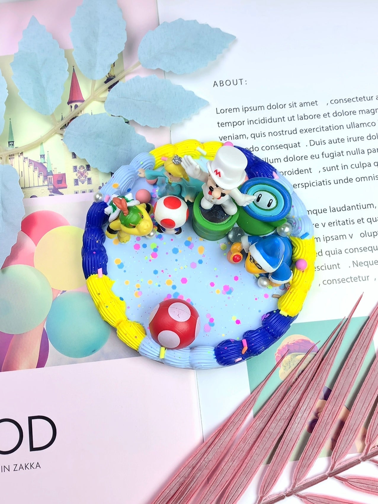 Super Mario Handmade Decoden Phone/Tablet Stand
