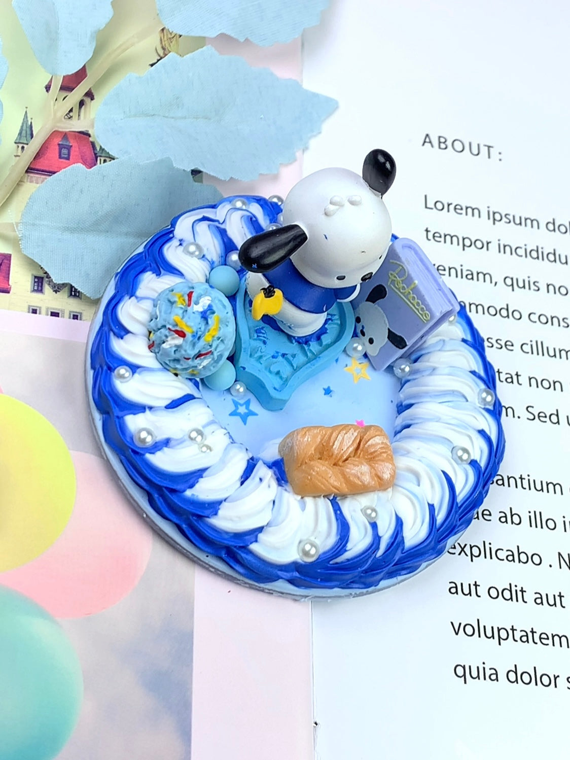 Sanrio Pochacco Handmade Decoden Phone/Tablet Stand