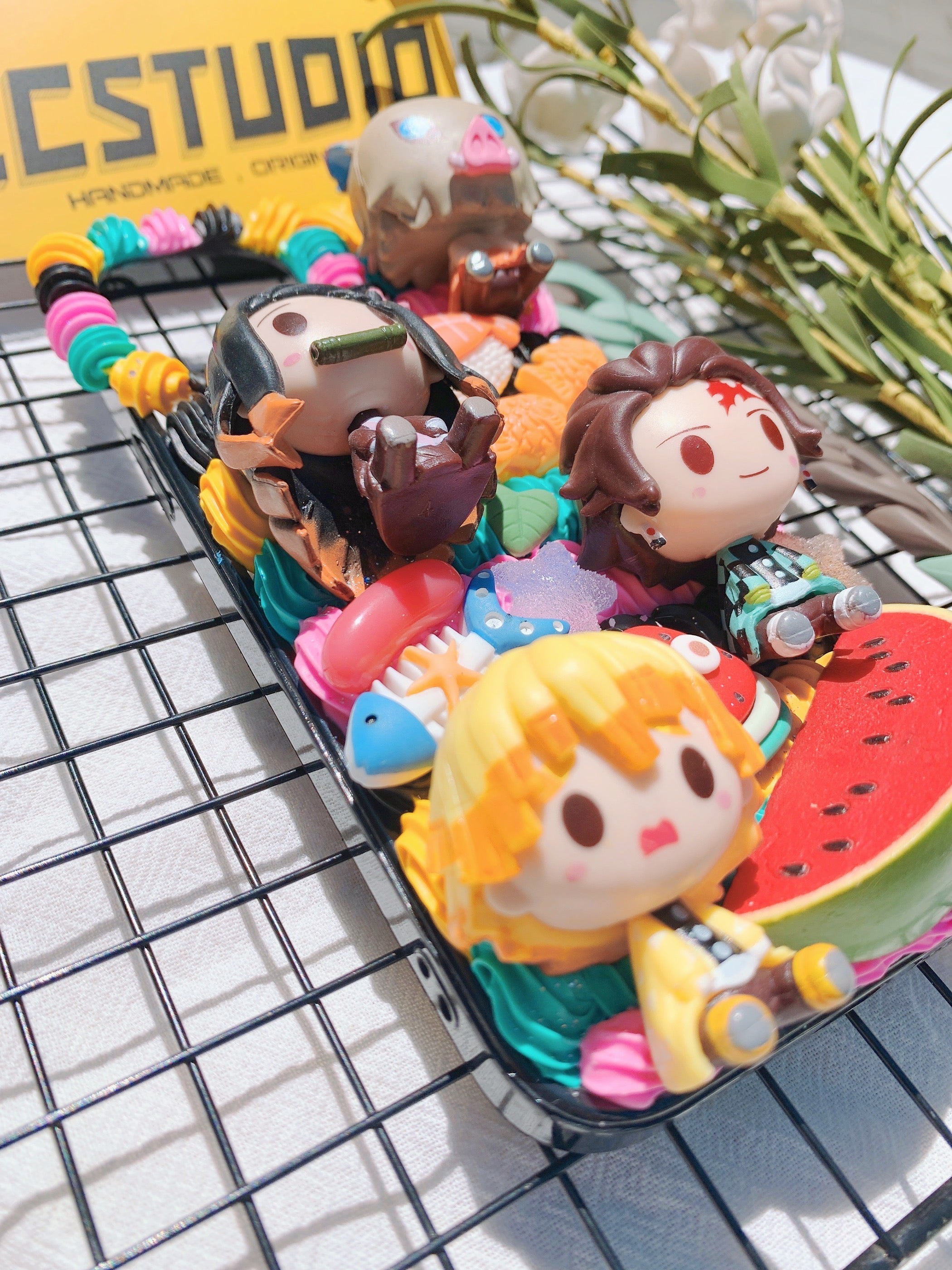 Demon Slayer Handmade Decoden Phone Case｜All Models Available｜Anime