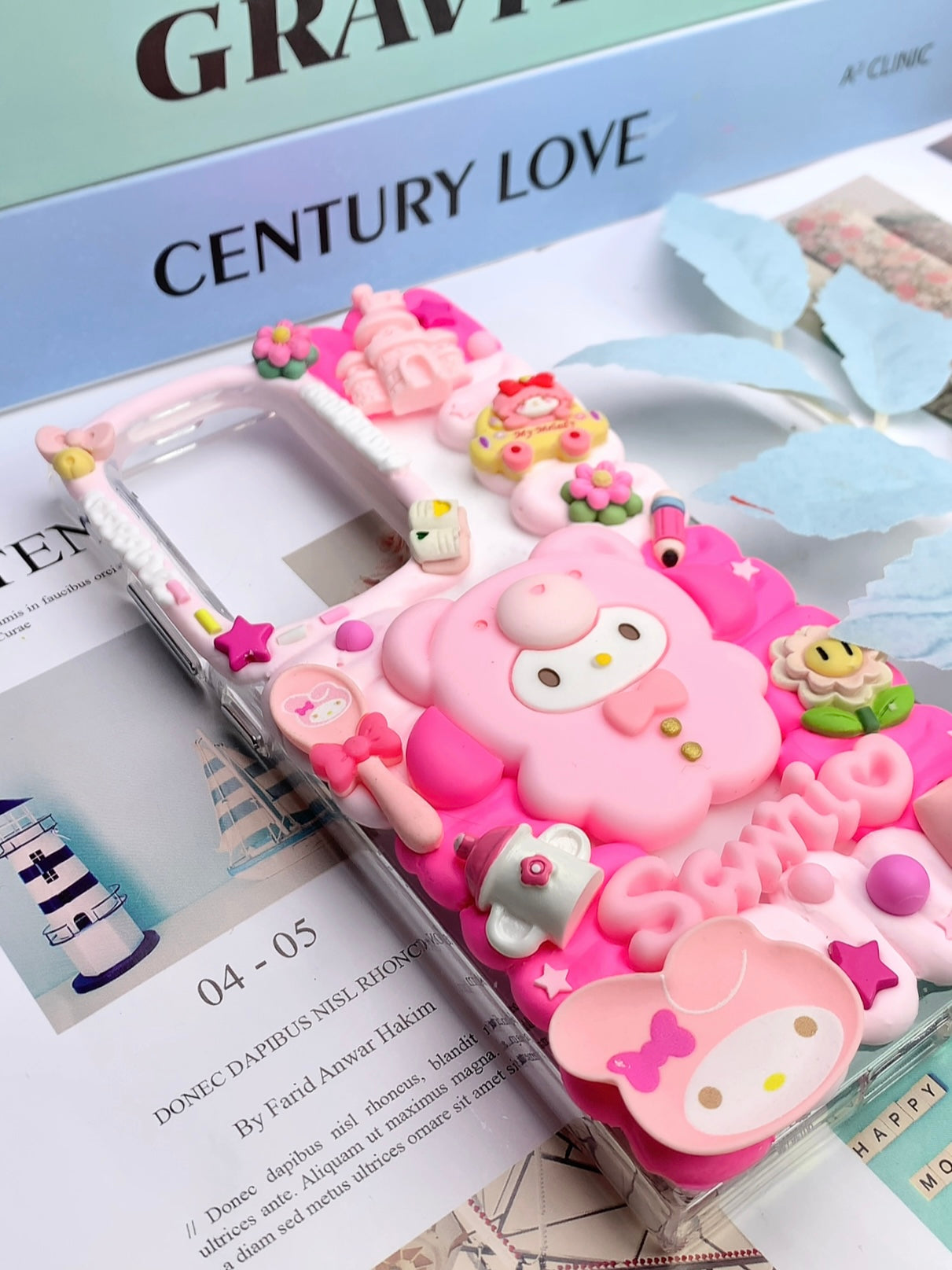 Sanrio Mymelody Handmade Decoden Phone Case｜All Models Available