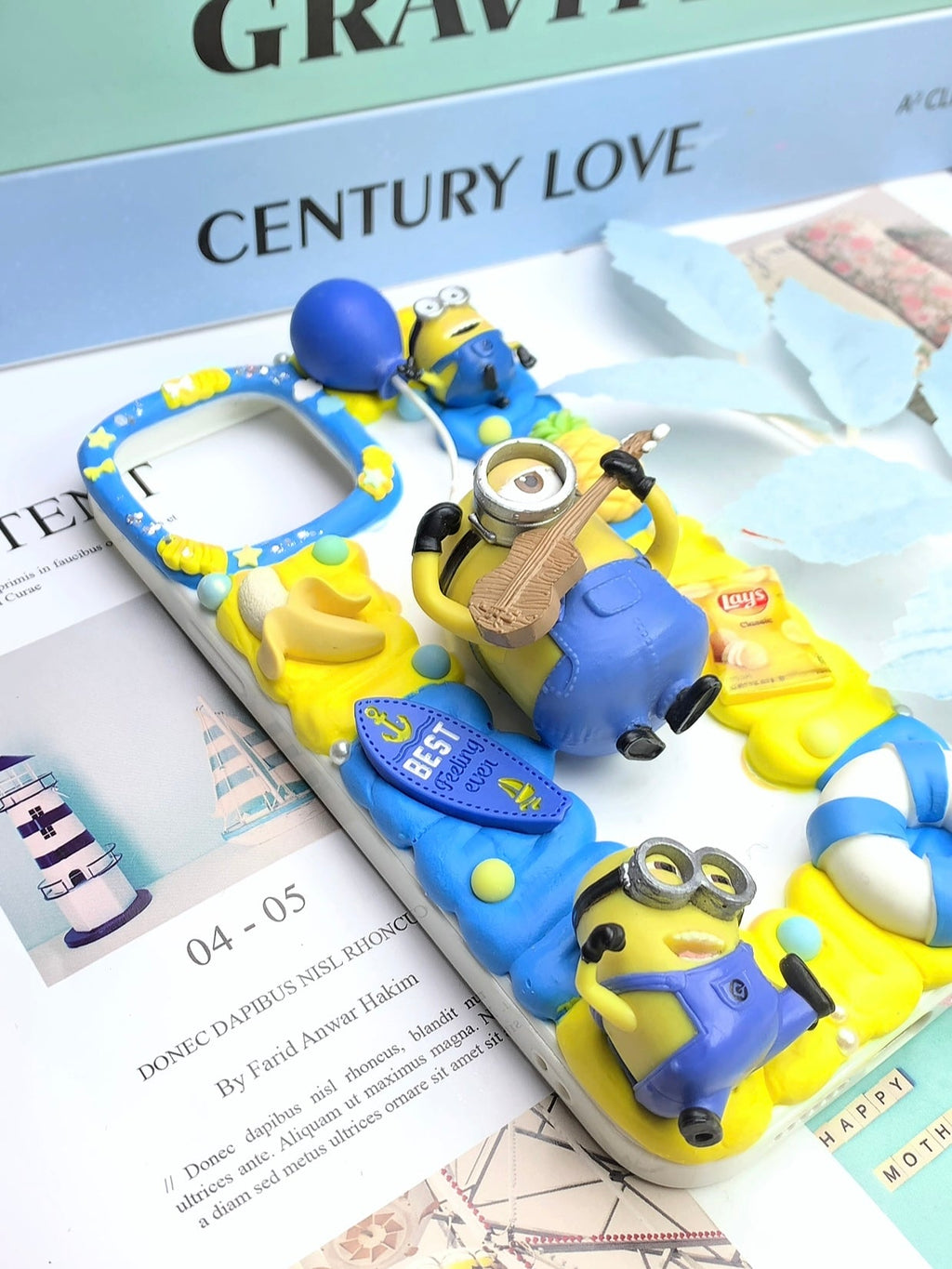 Minions Handmade Decoden Phone Case｜All Models Available
