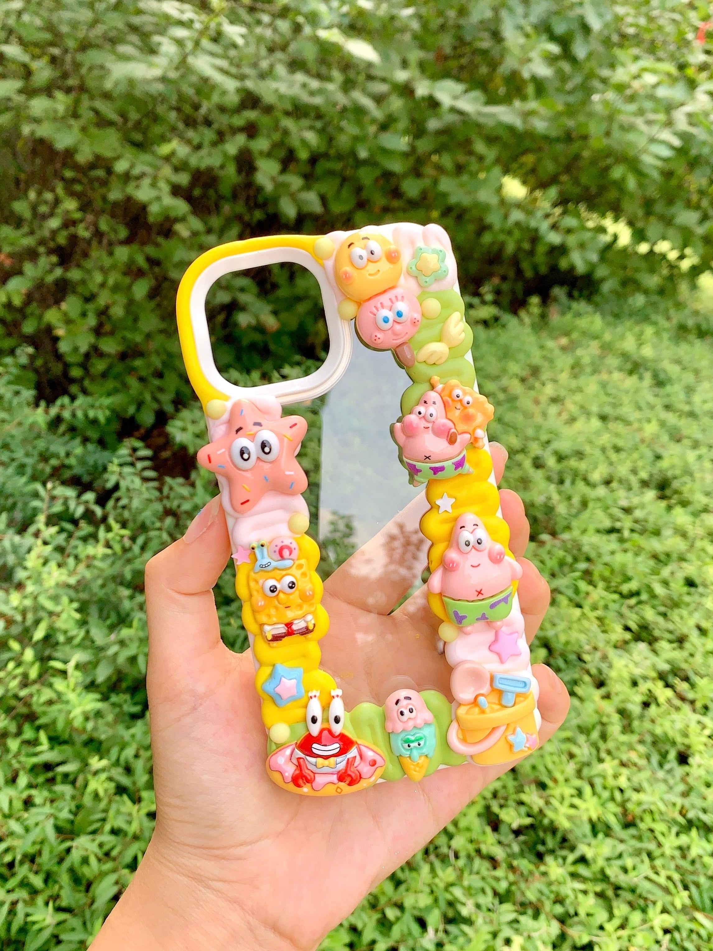 SpongeBob Handmade Decoden Phone Case｜All Models Available