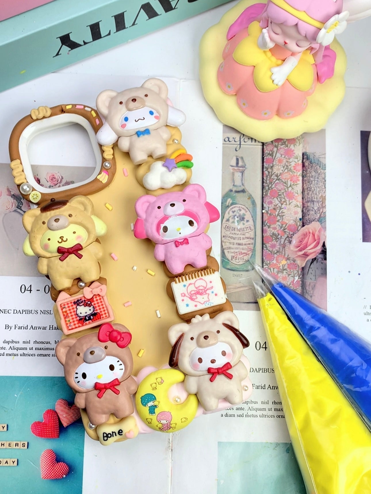 Sanrio Handmade Decoden Phone Case｜All Models Available