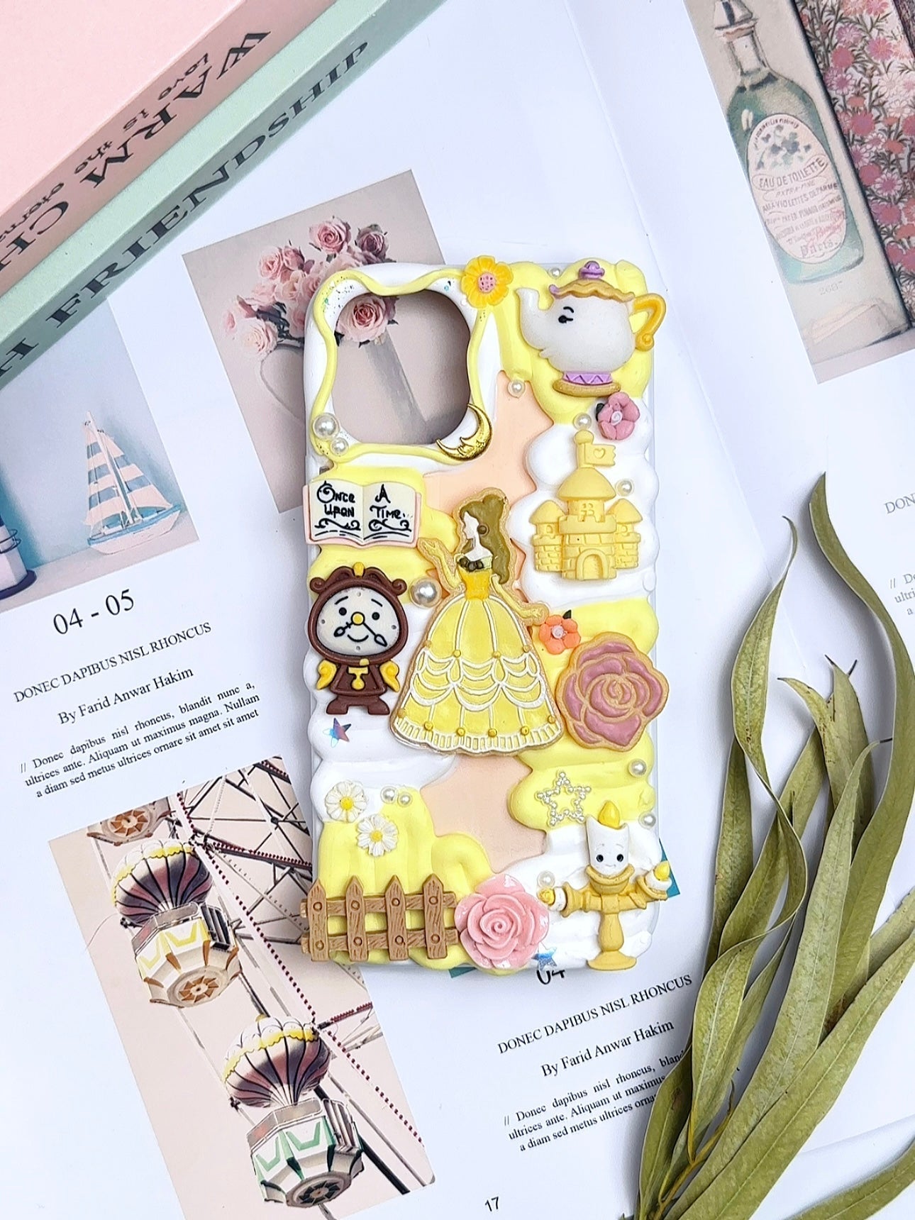 Handmade Decoden Phone Case｜All Models Available｜Princess