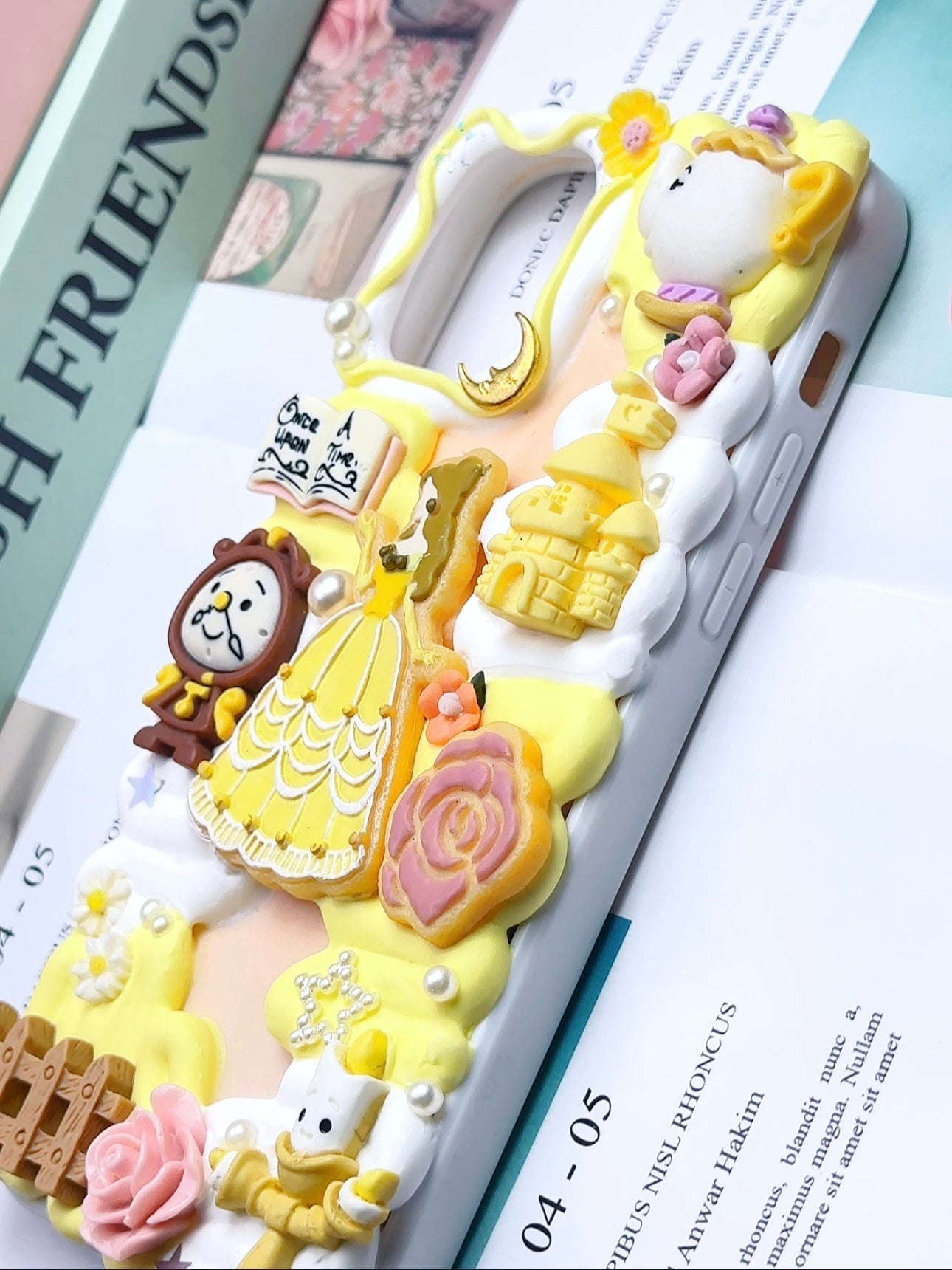Handmade Decoden Phone Case｜All Models Available｜Princess