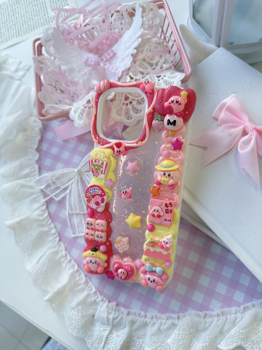 Kirby Handmade Decoden Phone Case｜All Models Available