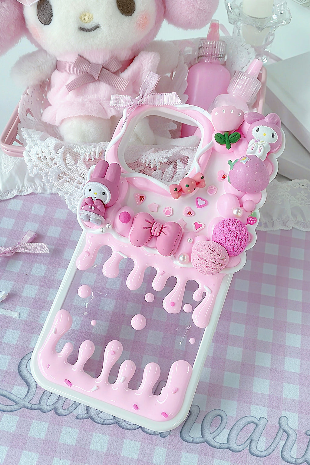 Sanrio Mymelody Handmade Decoden Phone Case｜All Models Available