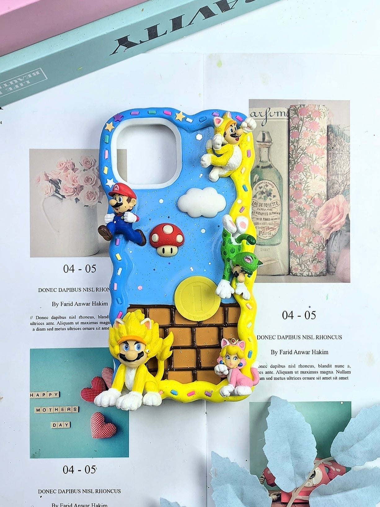 Handmade Decoden Phone Case｜All Models Available｜Mari