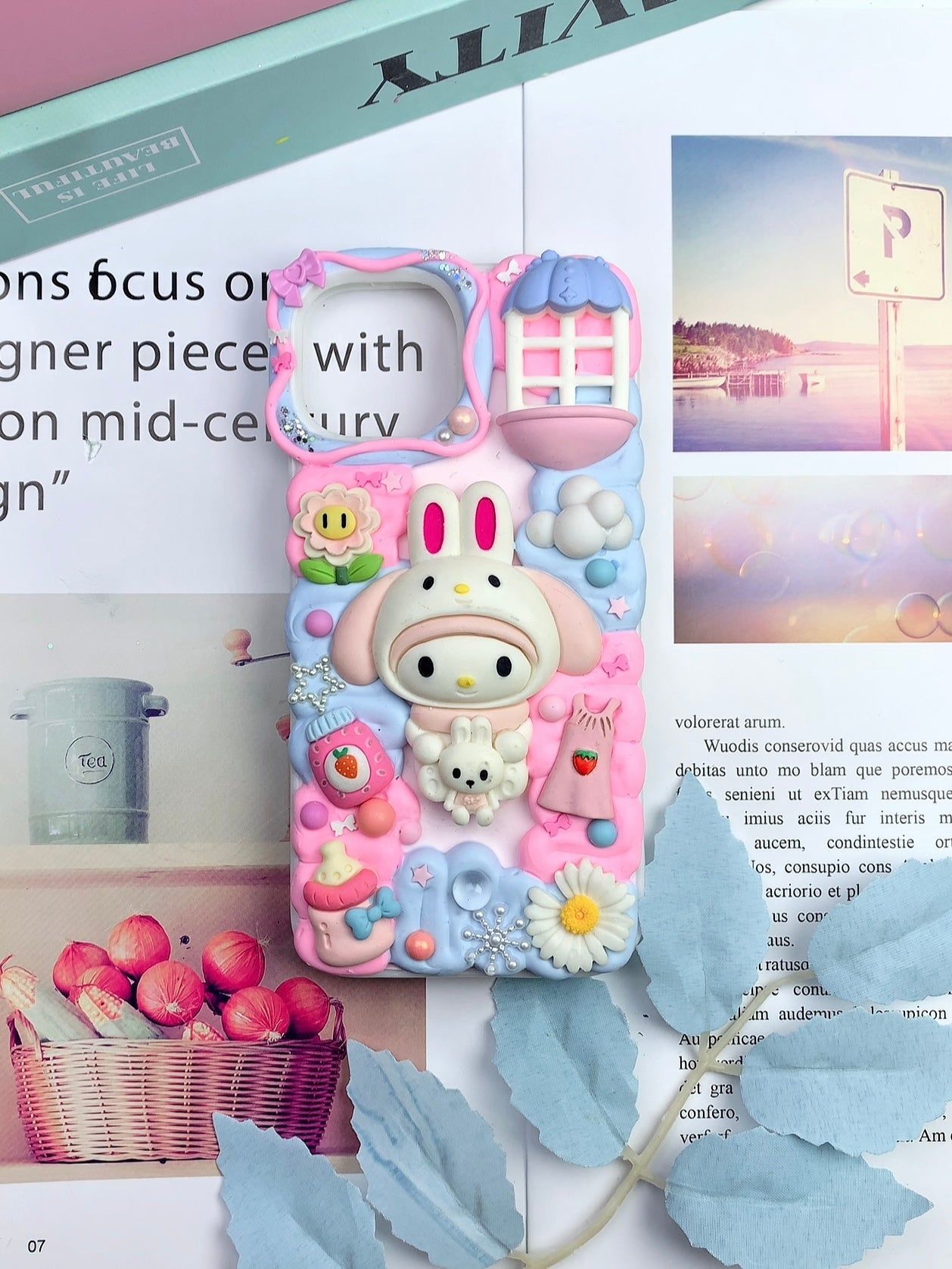 Sanrio Mymelody Handmade Decoden Phone Case｜All Models Available