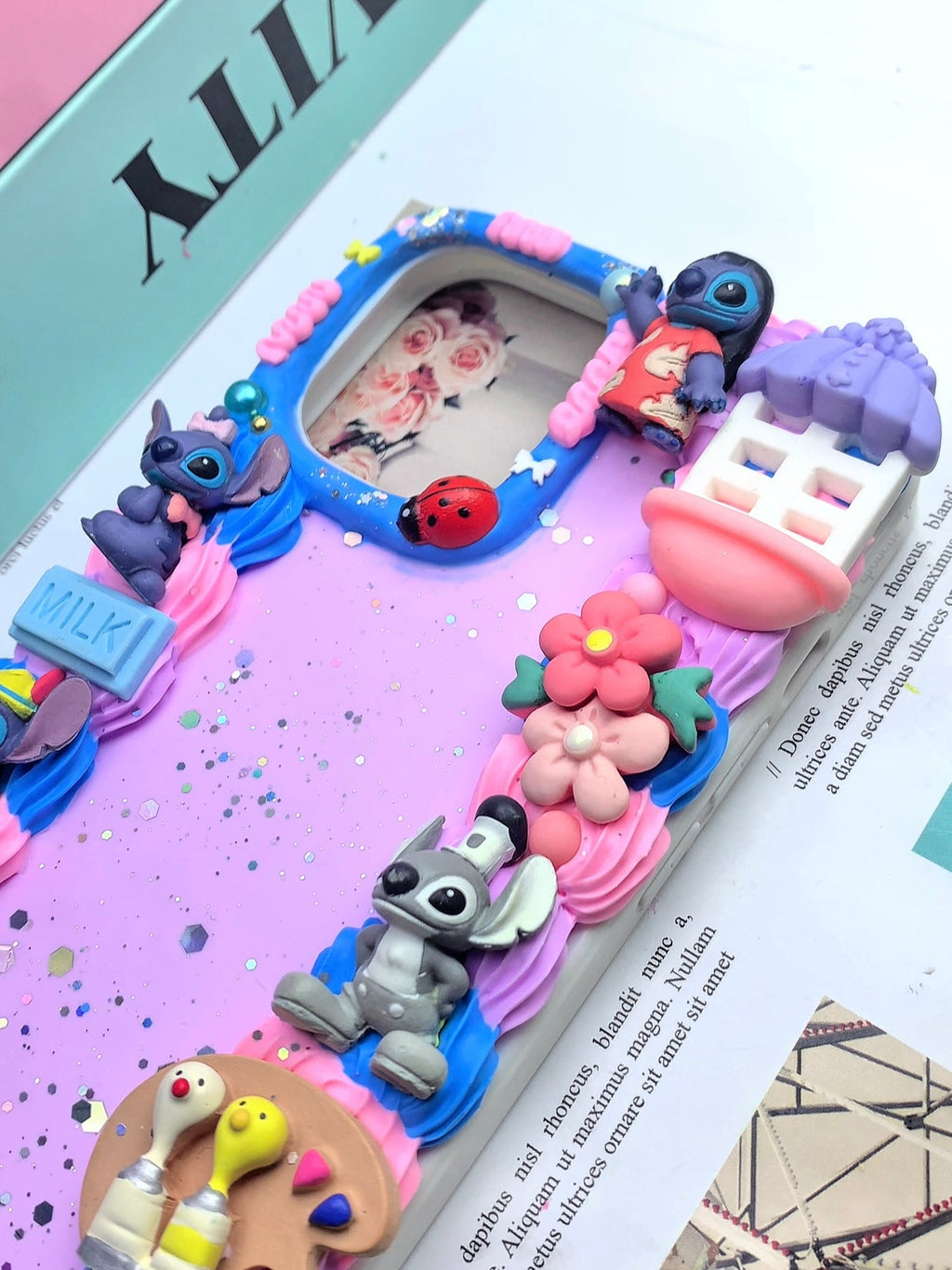 Stitch Handmade Decoden Phone Case｜All Models Available