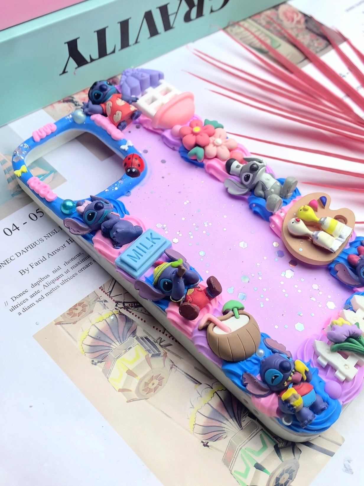 Stitch Handmade Decoden Phone Case｜All Models Available